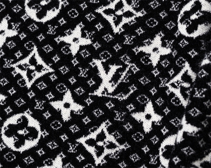 Louis Vuitton LV Black Monogram Knit Sweater - image 7