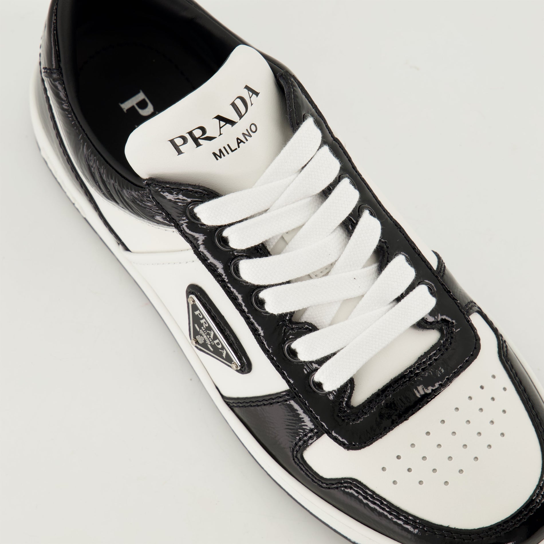 Prada Patent Leather Sneakers - image 5