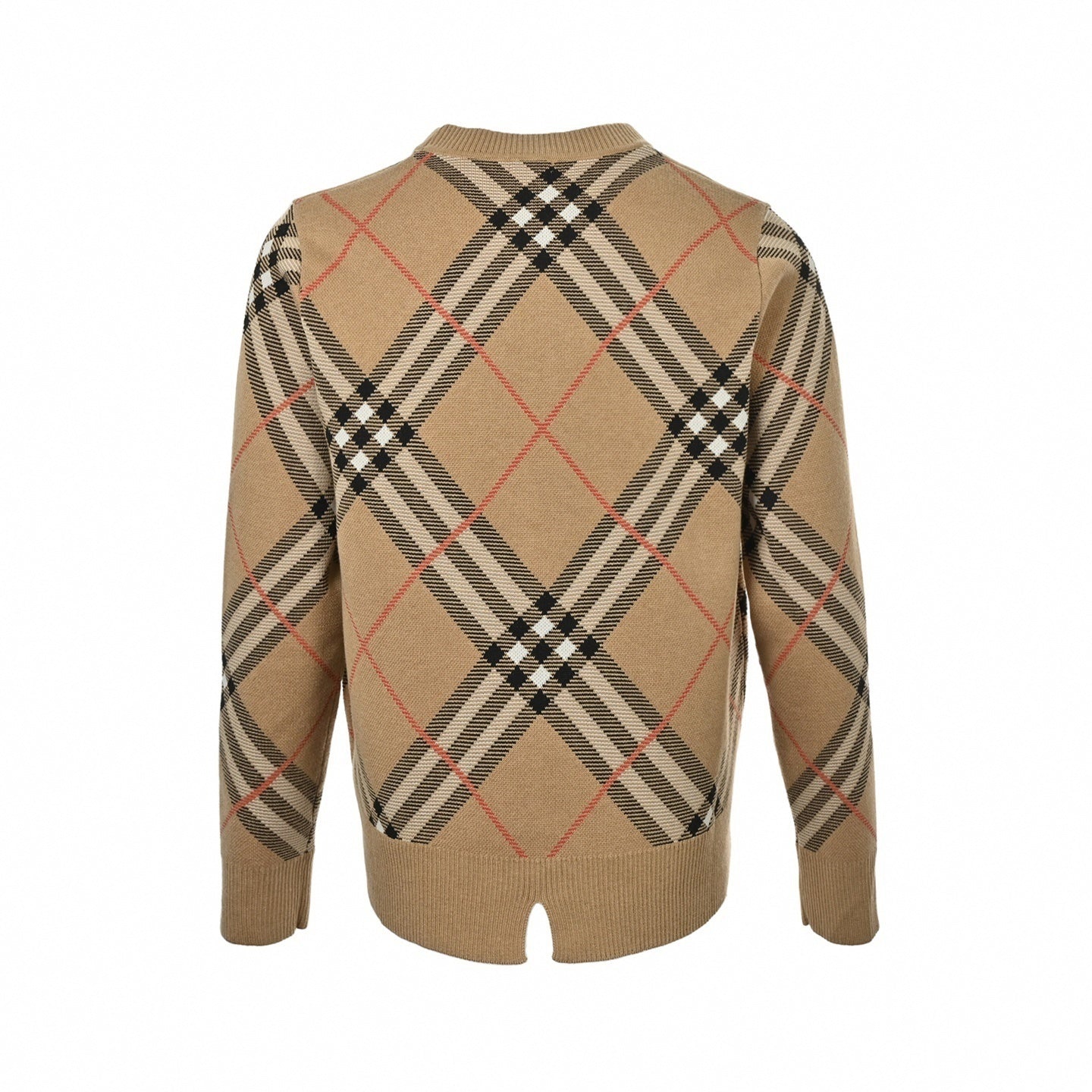 Burberry Check Argyle Intarsia Cashmere Blend Sweater - image 3