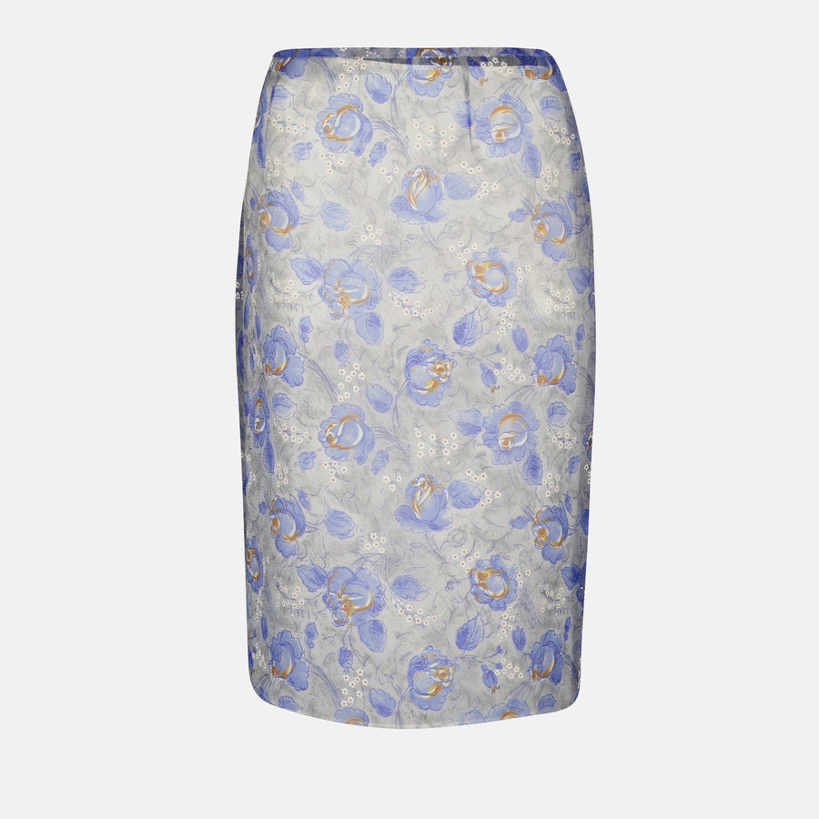 Prada Printed Nylonette Skirt