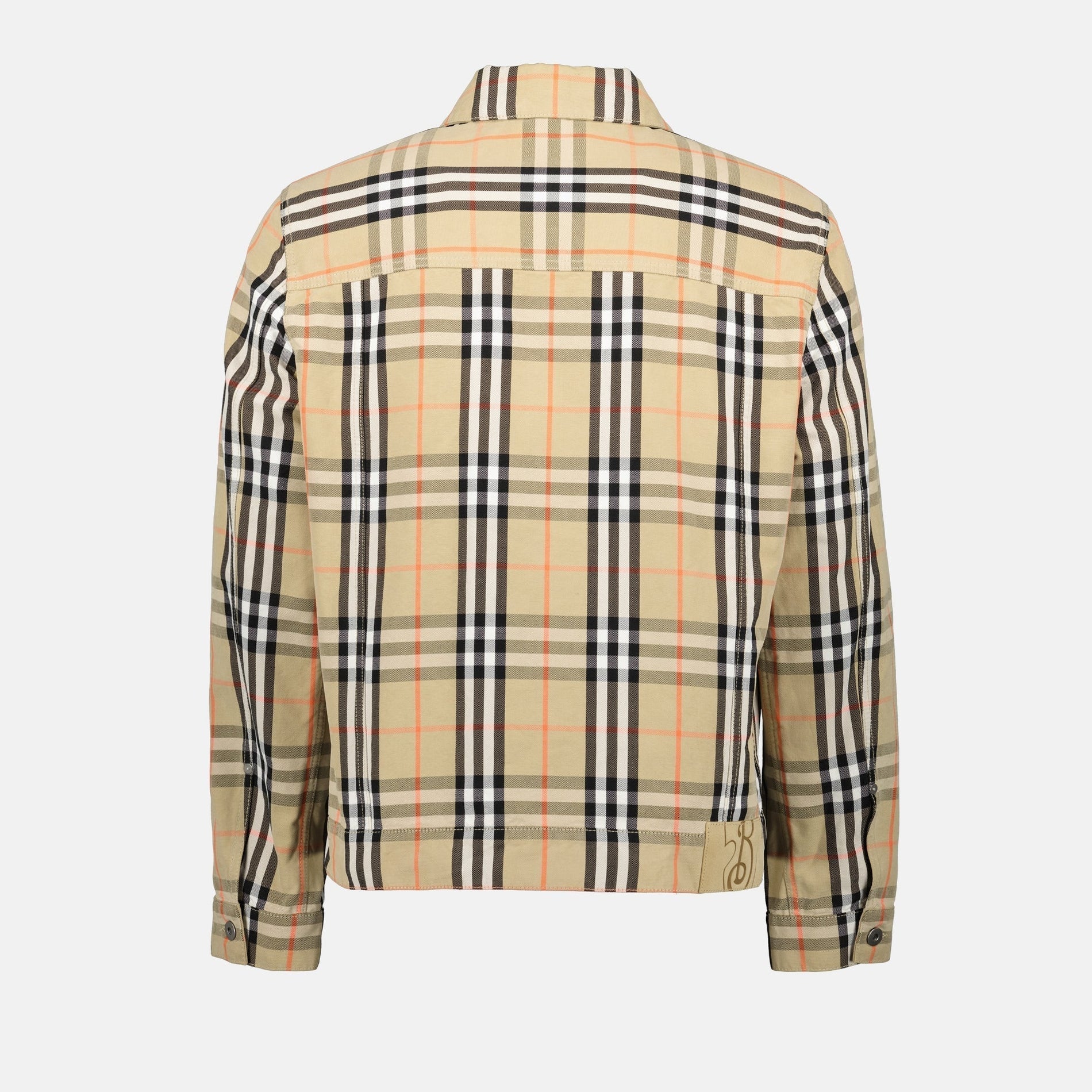 Burberry Plaid Denim Jacket - image 4