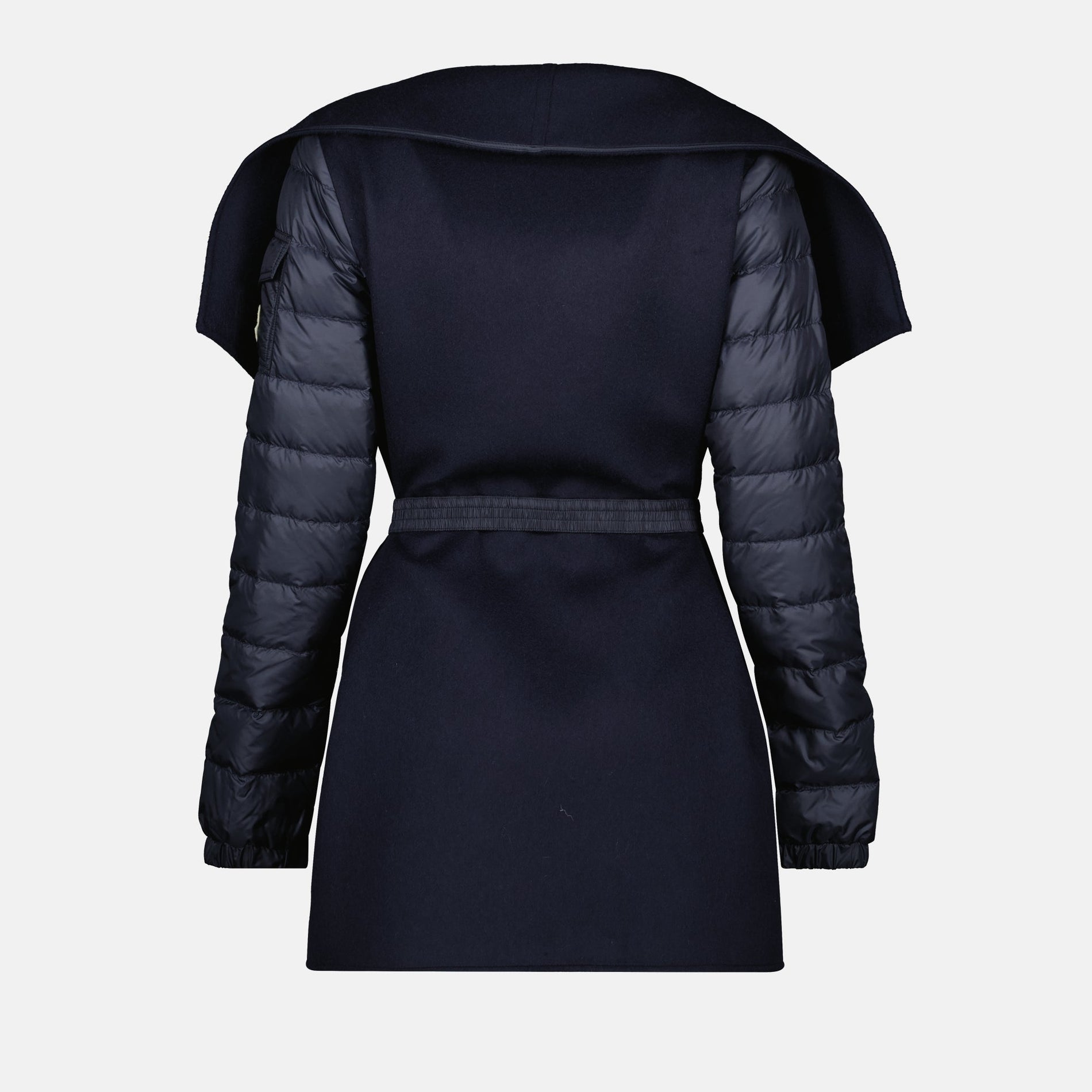 Moncler Quilted Wool Cape - image 4