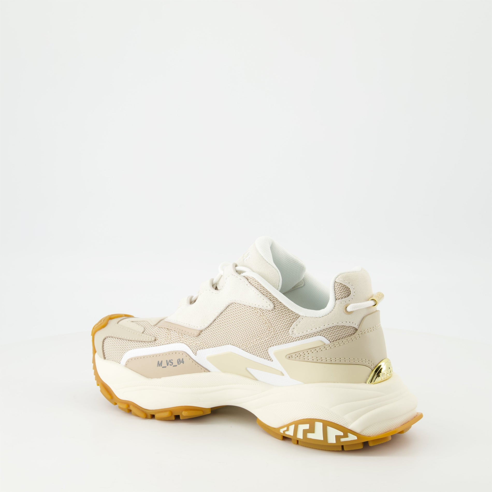 Versace Beige Chunky Runner Sneakers - image 3