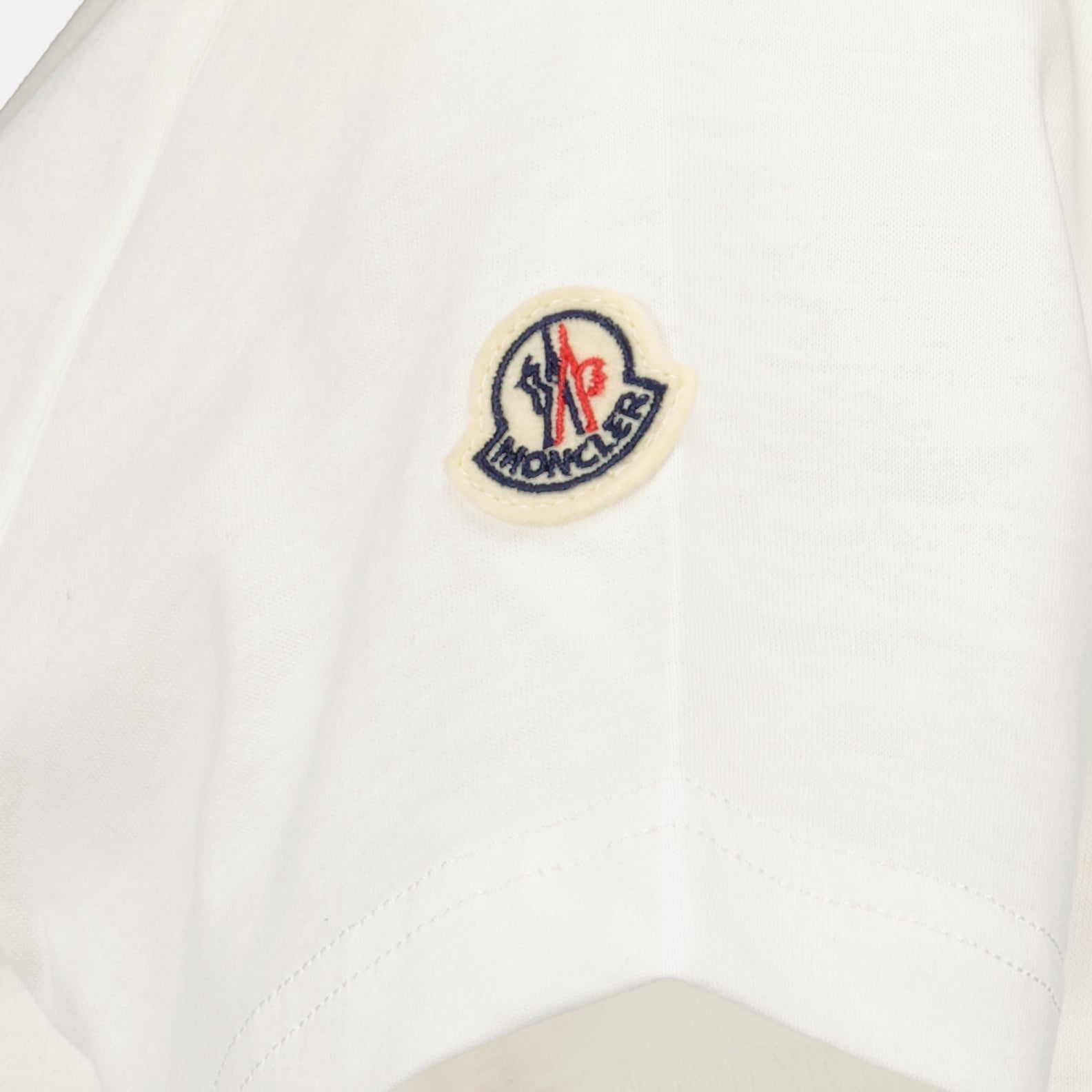 Moncler Classic Cotton T-Shirt – White - image 5