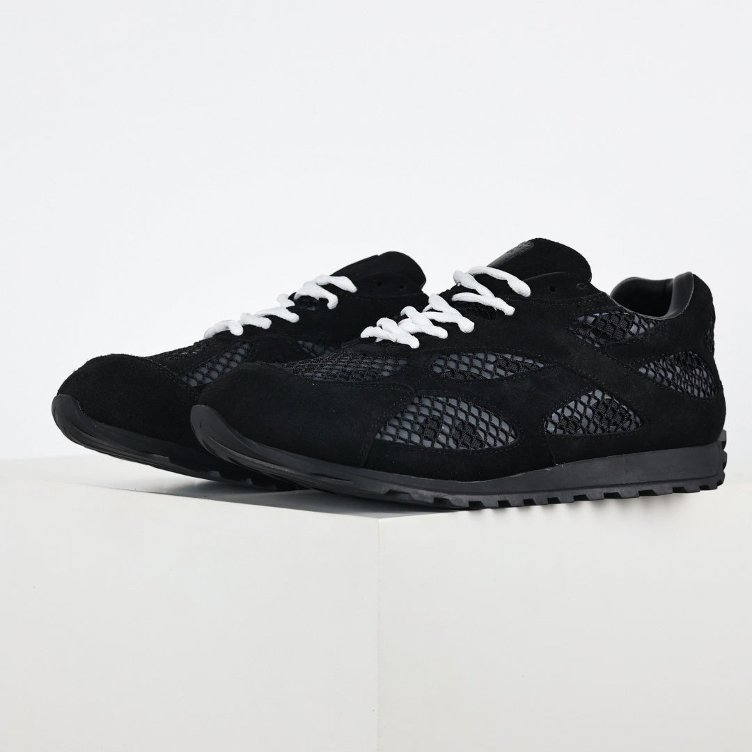 Bottega Veneta Orbit Lace-Up Runner in Black - image 8