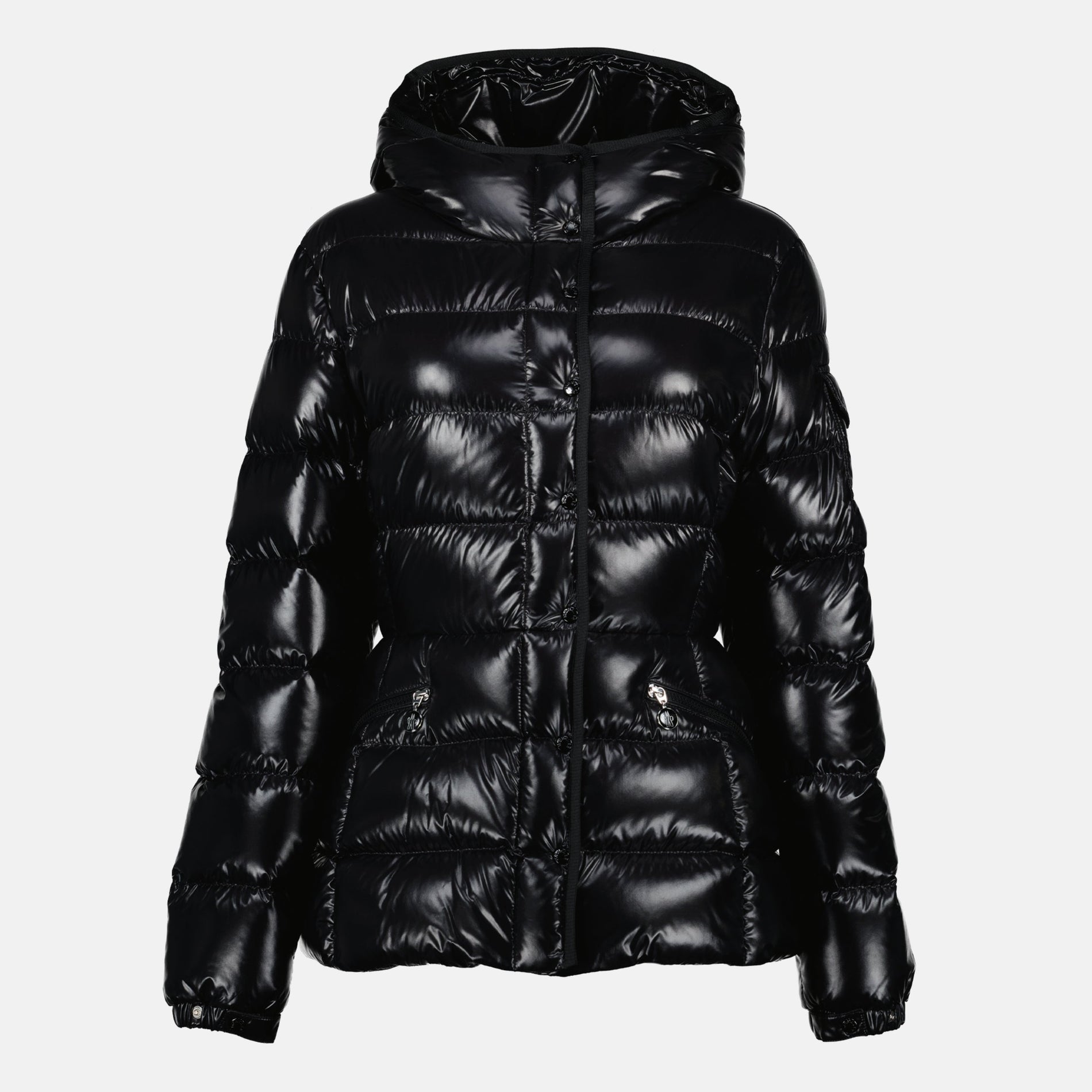 Moncler Glossy Hooded Puffer Jacket