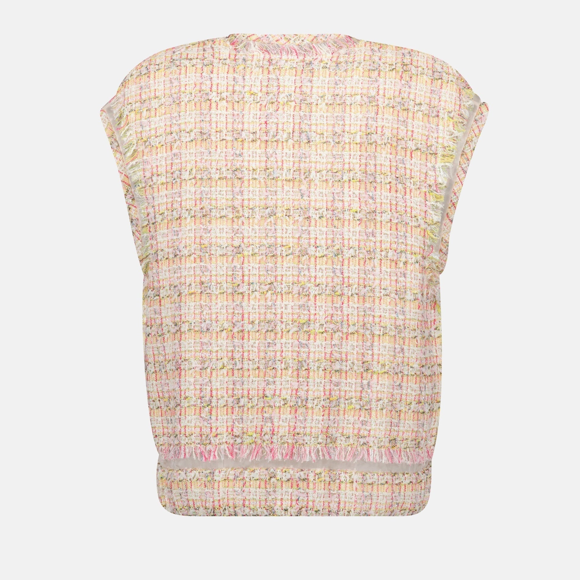 Versace Vest in Multicolor Bouclé - image 4