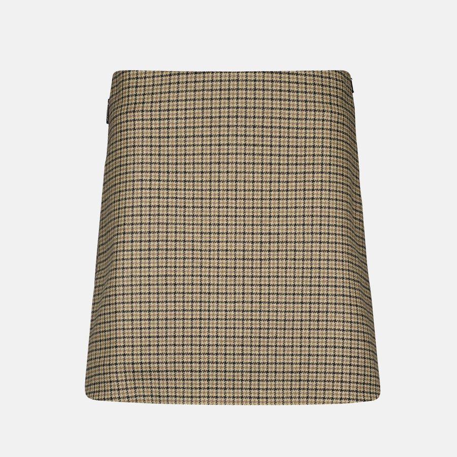 Moncler Plaid mini skirt