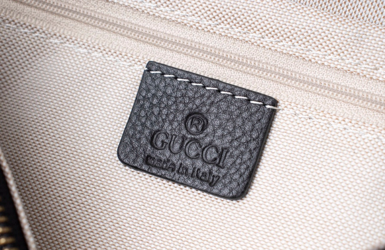 Gucci Logo Graffiti Leather Belt Bag - image 8