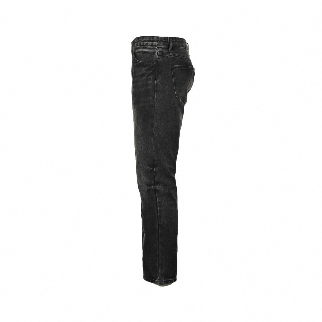Prada Men's Faded Black Slim-Fit Denim Jeans - image 3