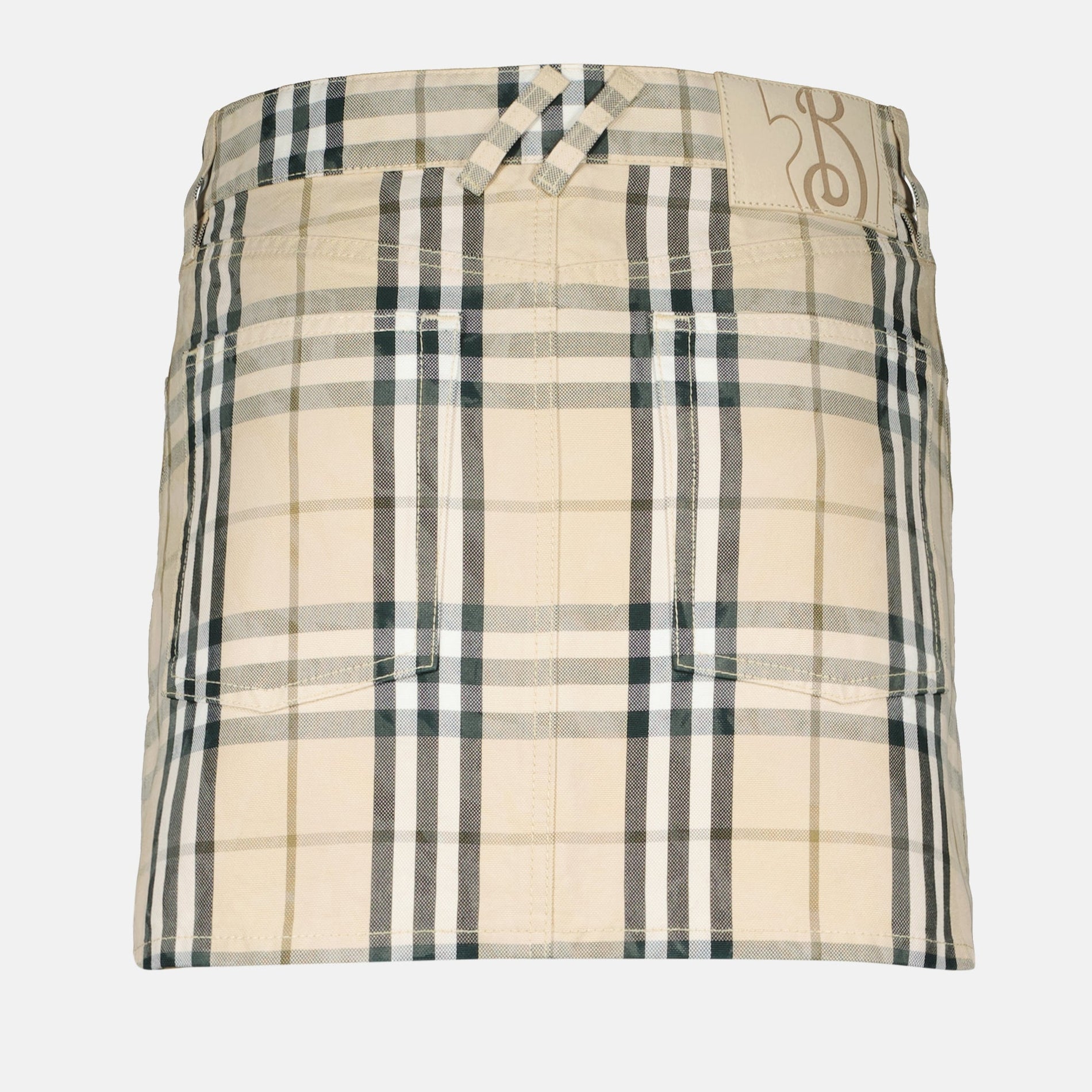 Burberry Mini Check Skirt - image 2
