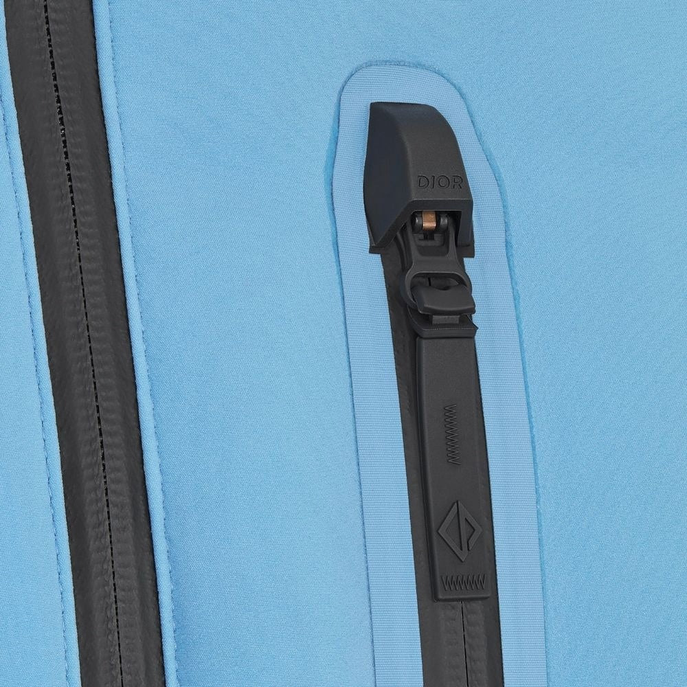 Dior Hooded Down Jacket in Sky Blue Technical Taffeta - image 4