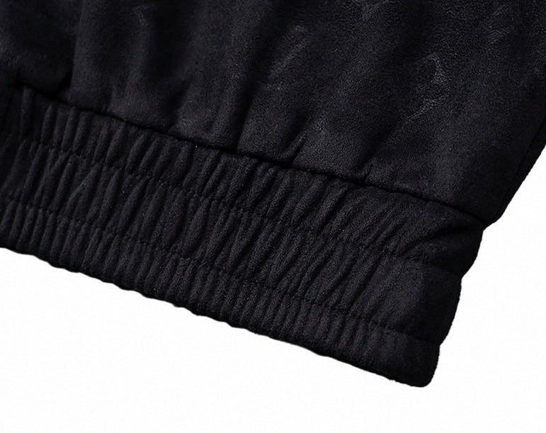 Louis Vuitton Black Faux Deerskin Monogram Zip Jacket - image 5