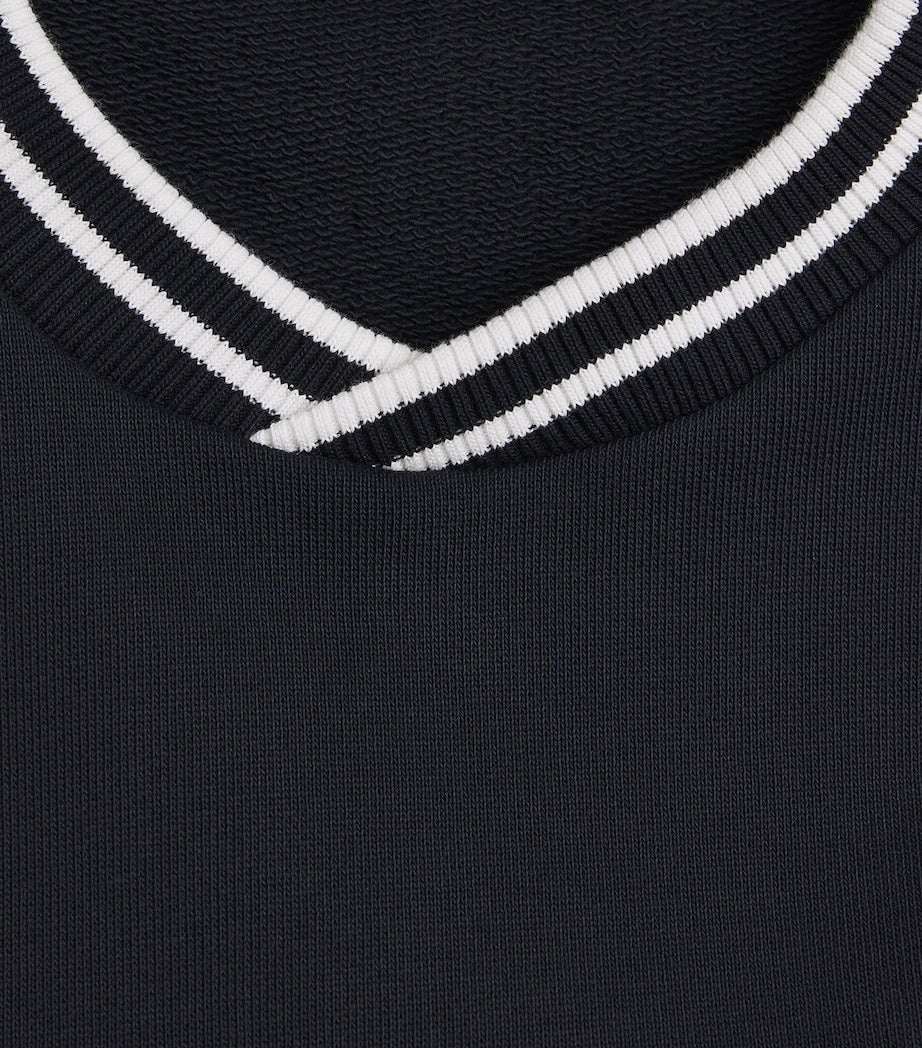 Emporio Armani Embroidered Signature Cotton Sweatshirt - image 4