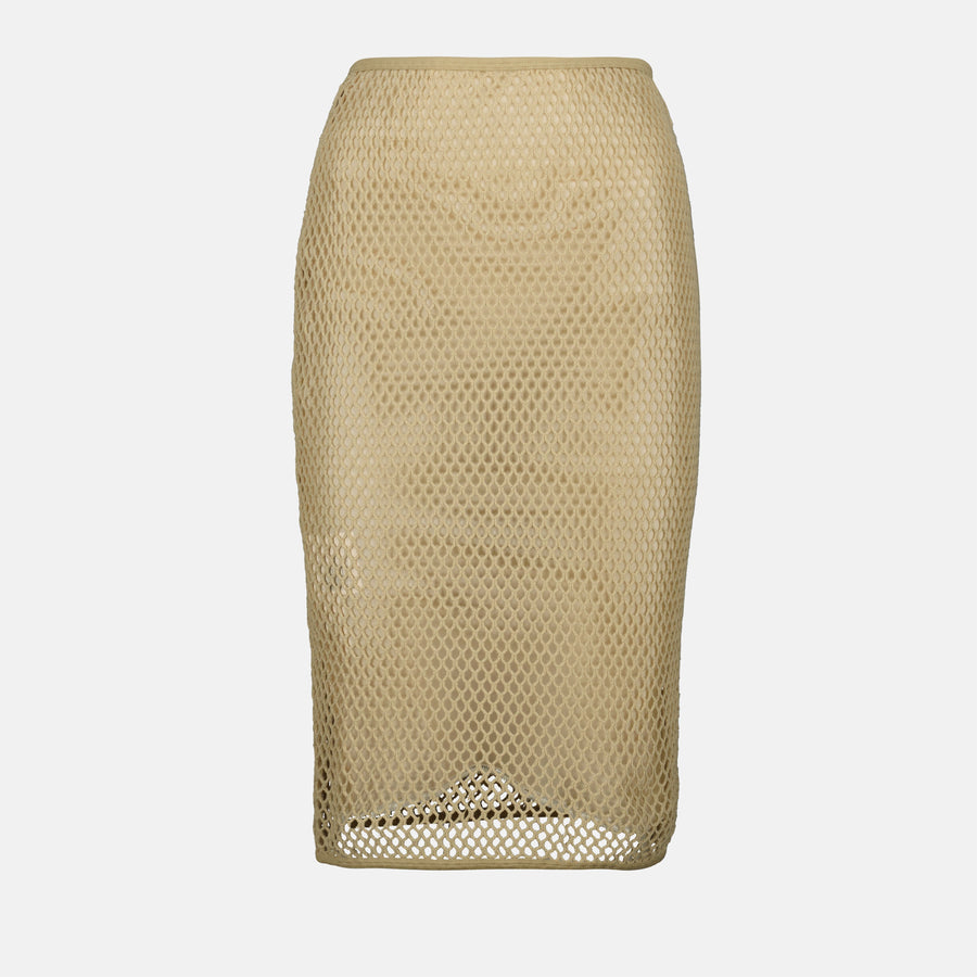 Prada Cotton Mesh Skirt