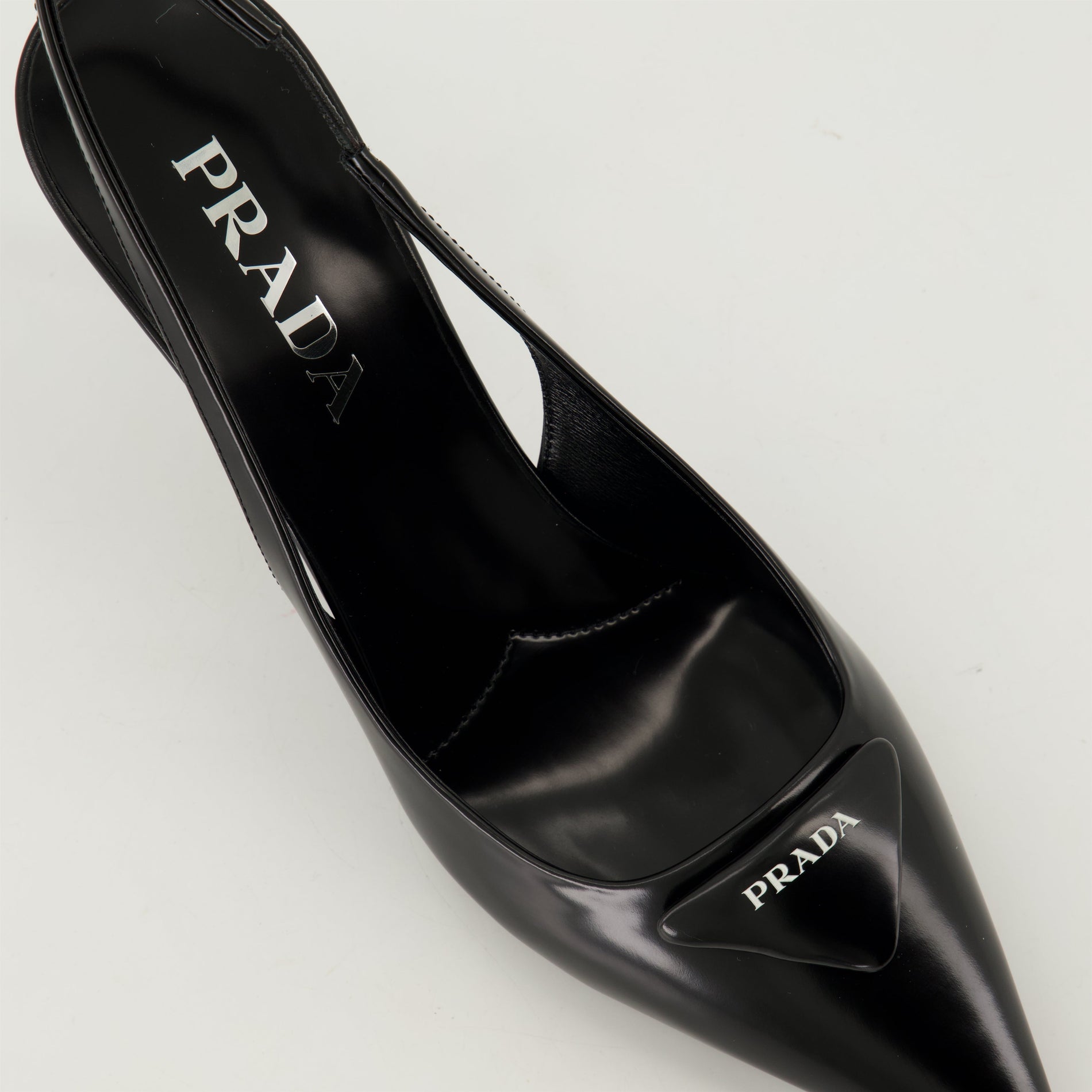 Prada Slingback Stiletto Pumps - image 5