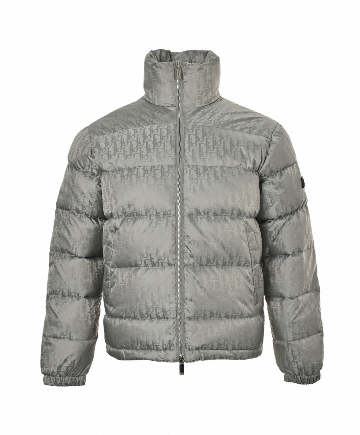 Dior Oblique Down Puffer Jacket – Grey Technical Jacquard Edition