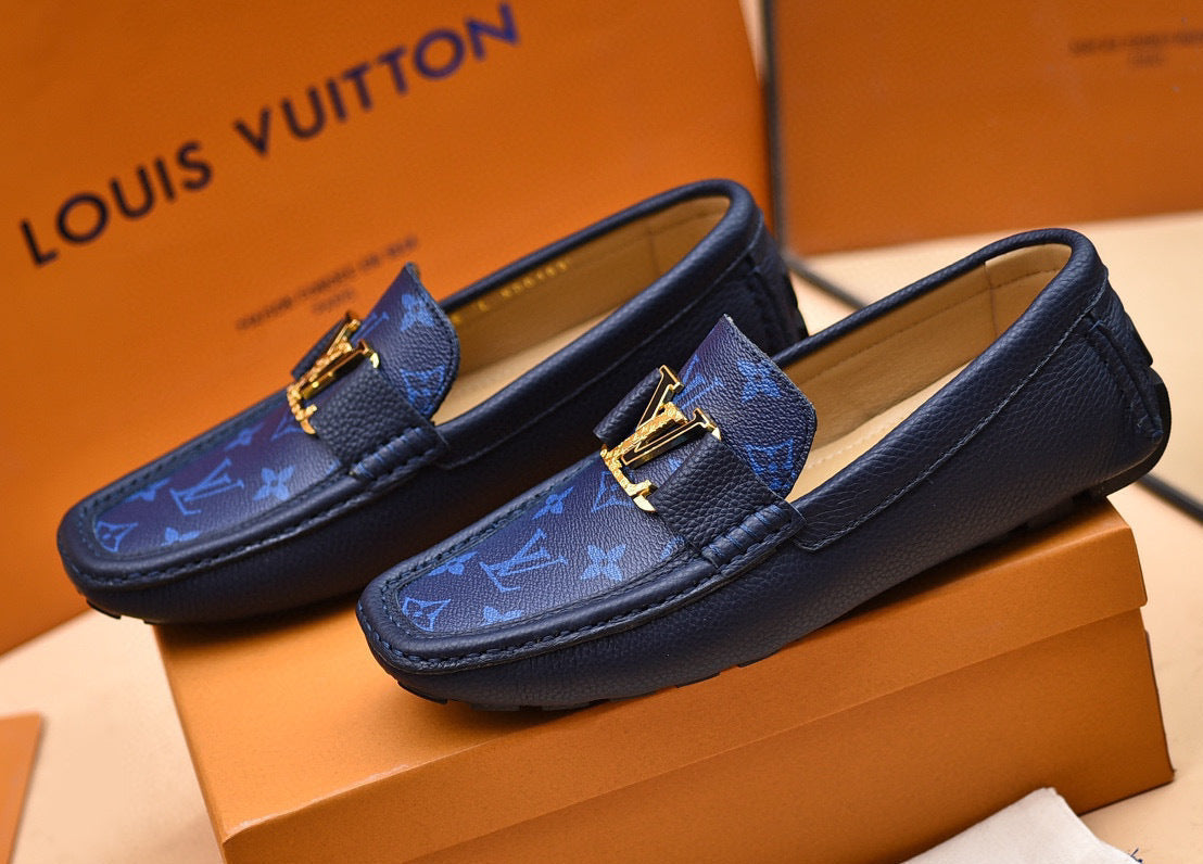 Louis Vuitton Monogram Denim Driving Moccasins - image 7