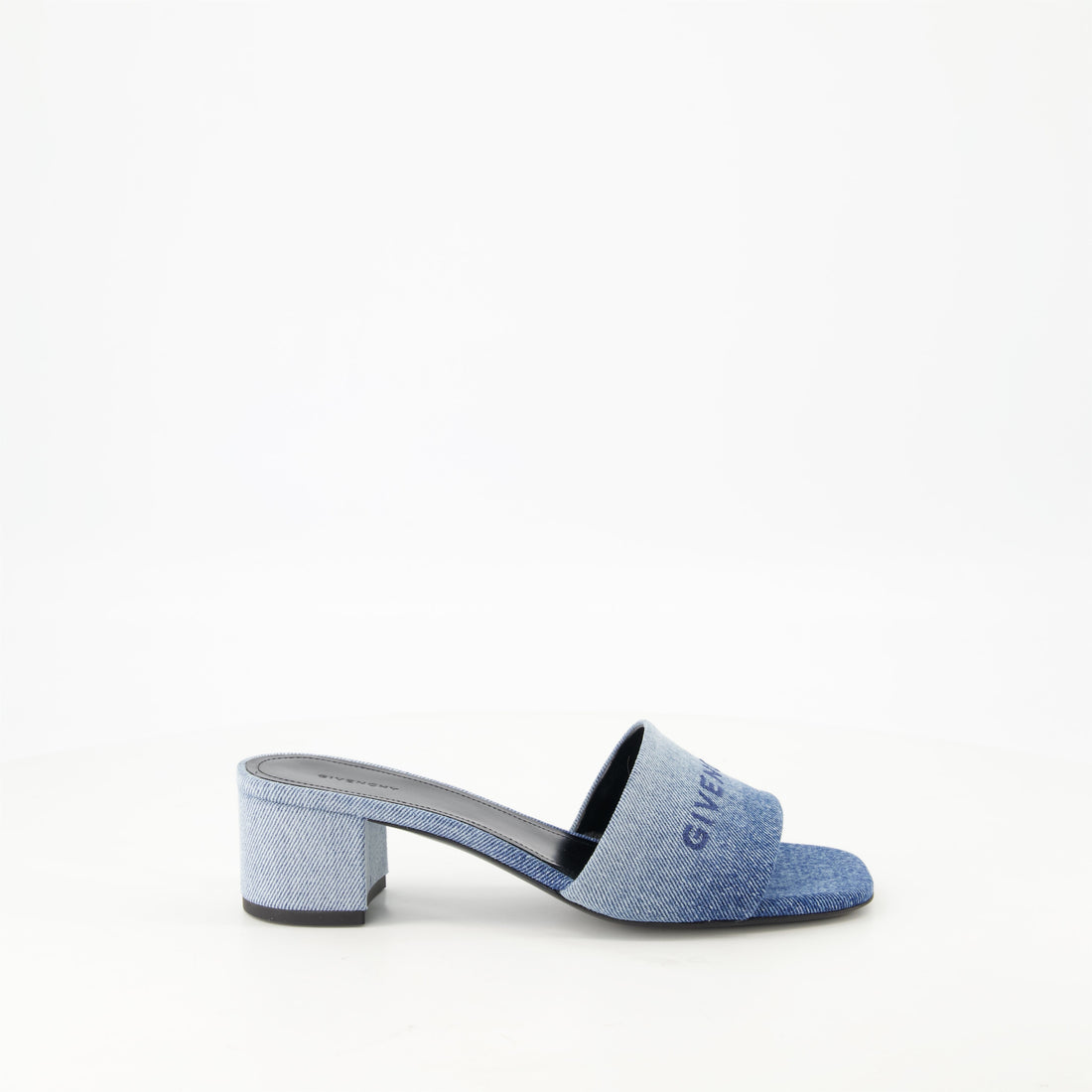 Denim Mule Sandals