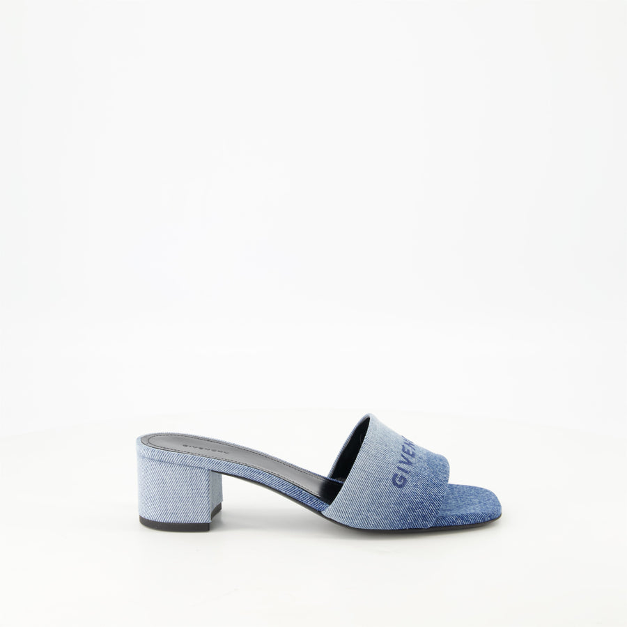 Givenchy Denim Mule Sandals