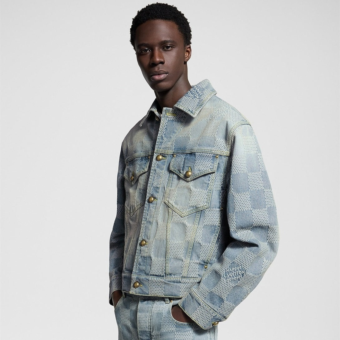 Louis Vuitton Damier Classic Denim Jacket - image 3