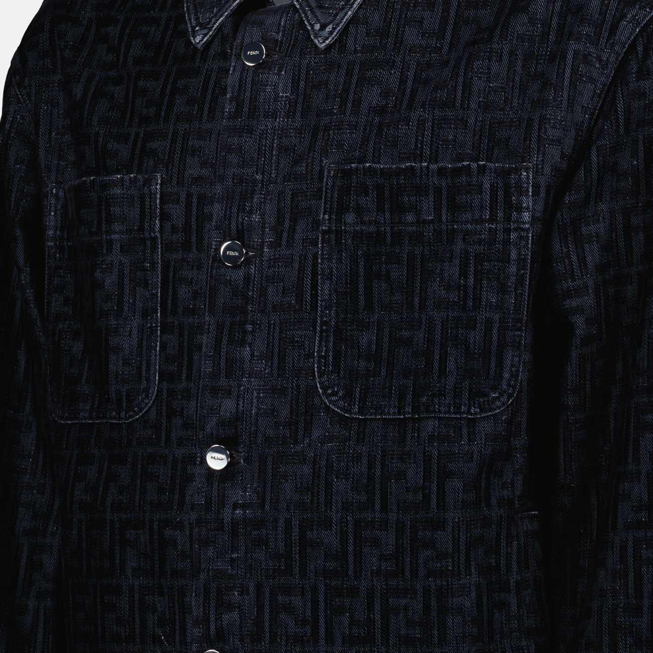 Fendi FF Denim Shirt - image 5