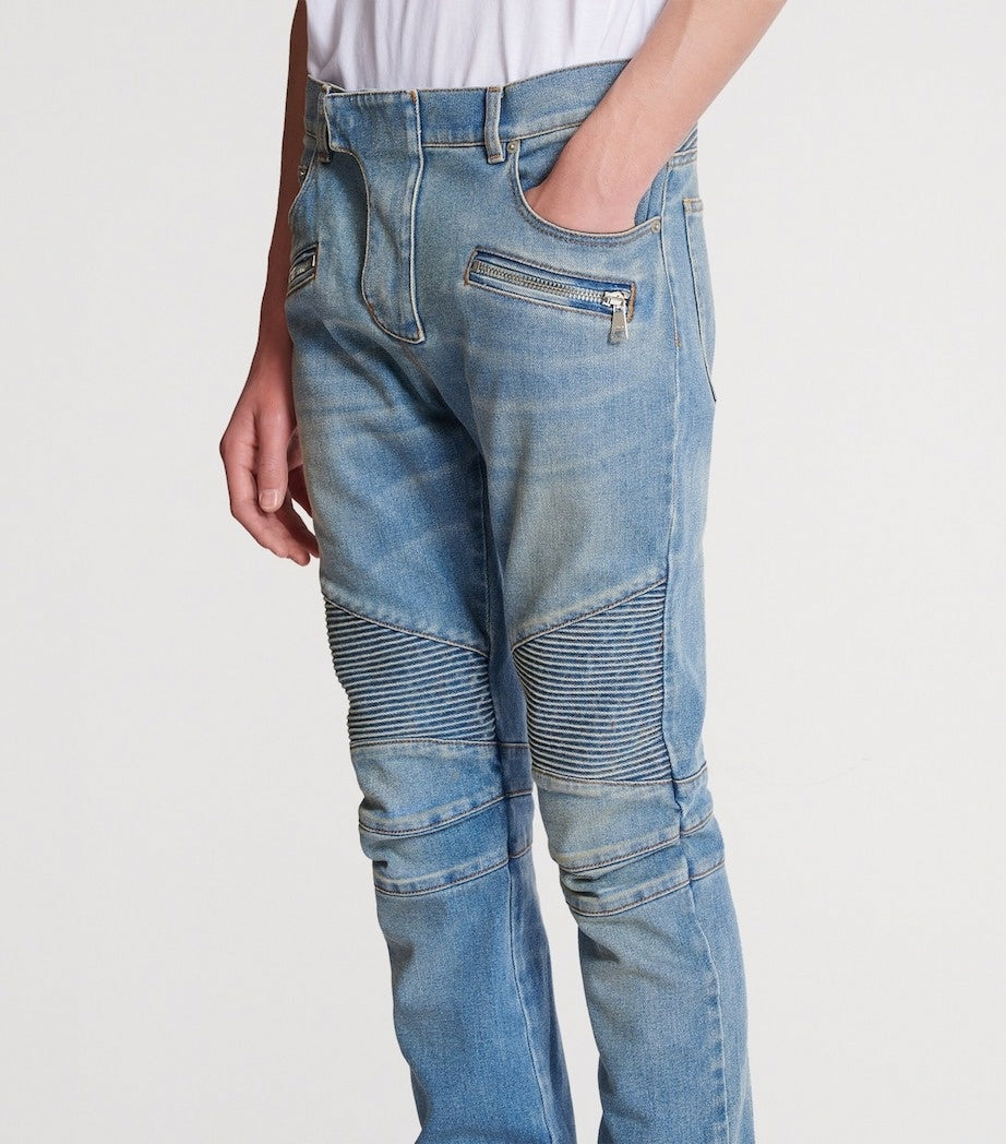 Balmain Biker Slim Jeans - image 5