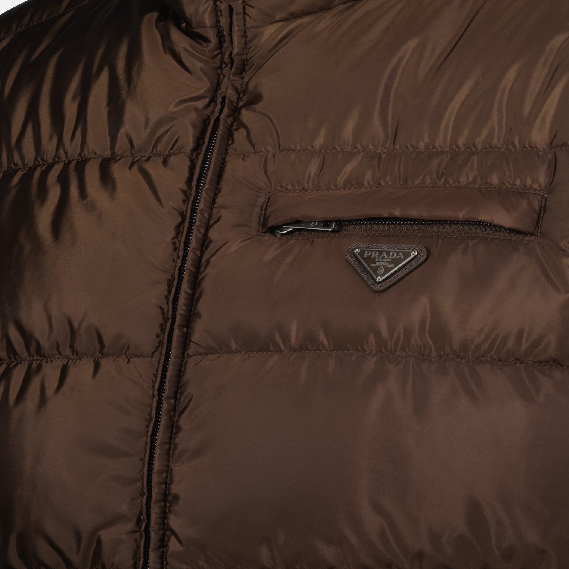 Prada Sleeveless Nylon Puffer Jacket - image 3