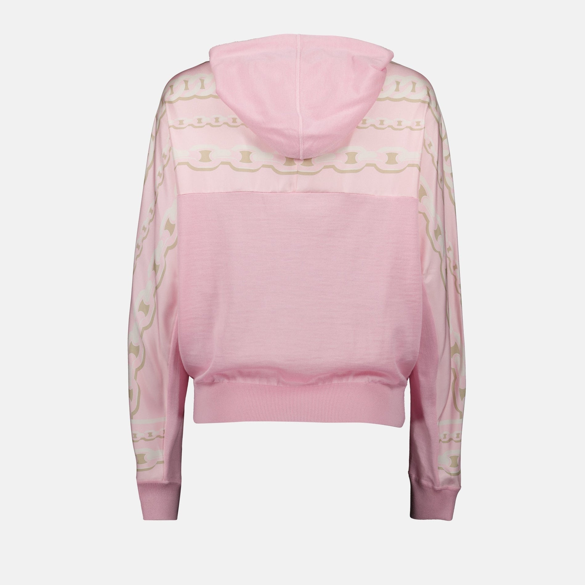 Versace La Greca Trim Hooded Knit Sweater - image 4