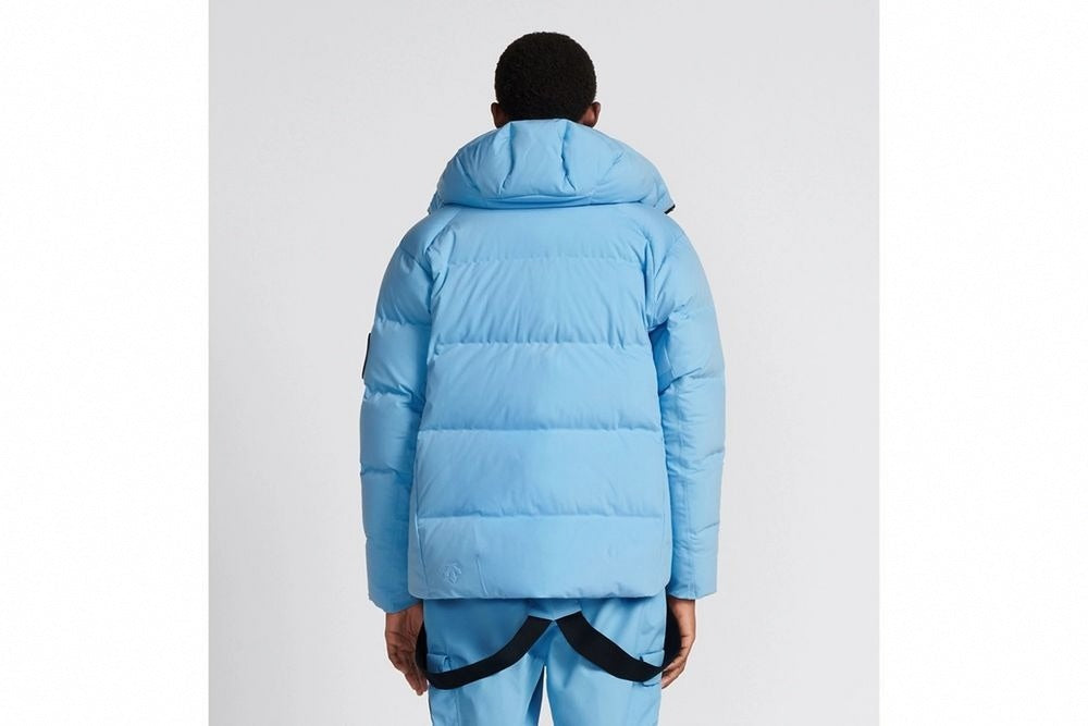Dior Hooded Down Jacket in Sky Blue Technical Taffeta - image 6