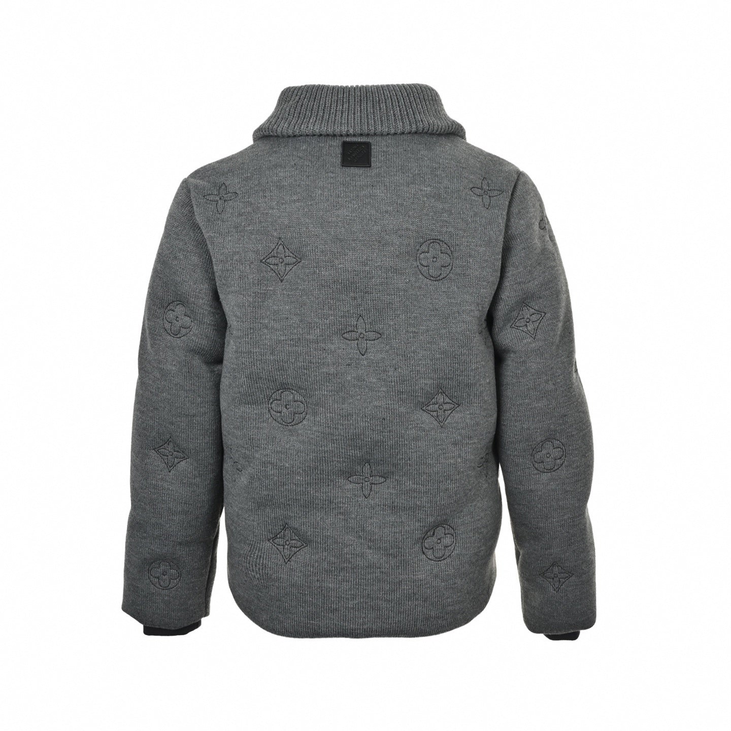 Louis Vuitton Monogram Outline Embroidered Knit Zip Jacket - image 5