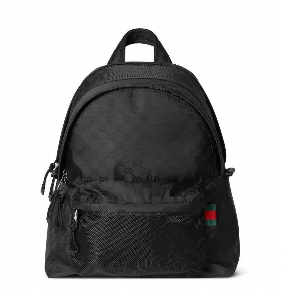 Black Nylon Backpack