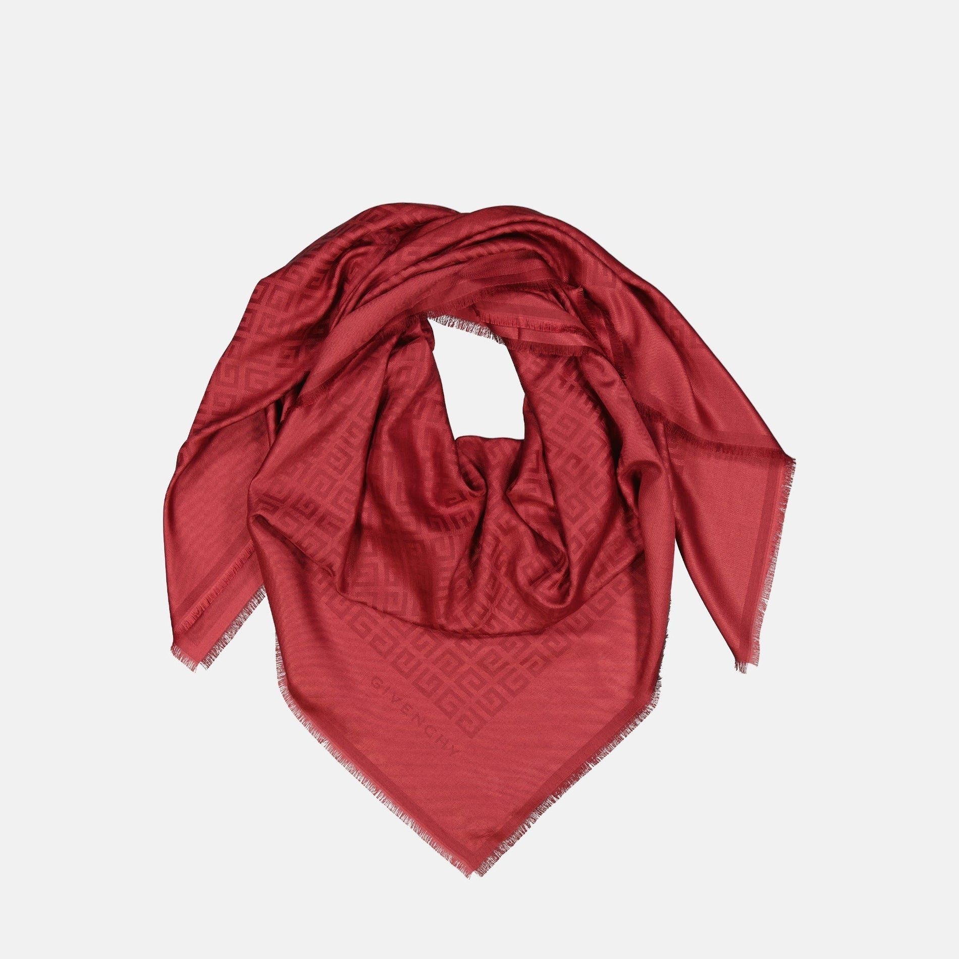 Givenchy Monogram Tonal Scarf – Red - image 2