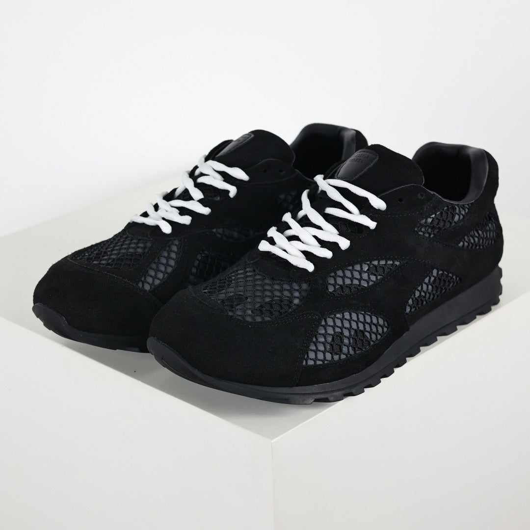 Bottega Veneta Orbit Lace-Up Runner in Black - image 6