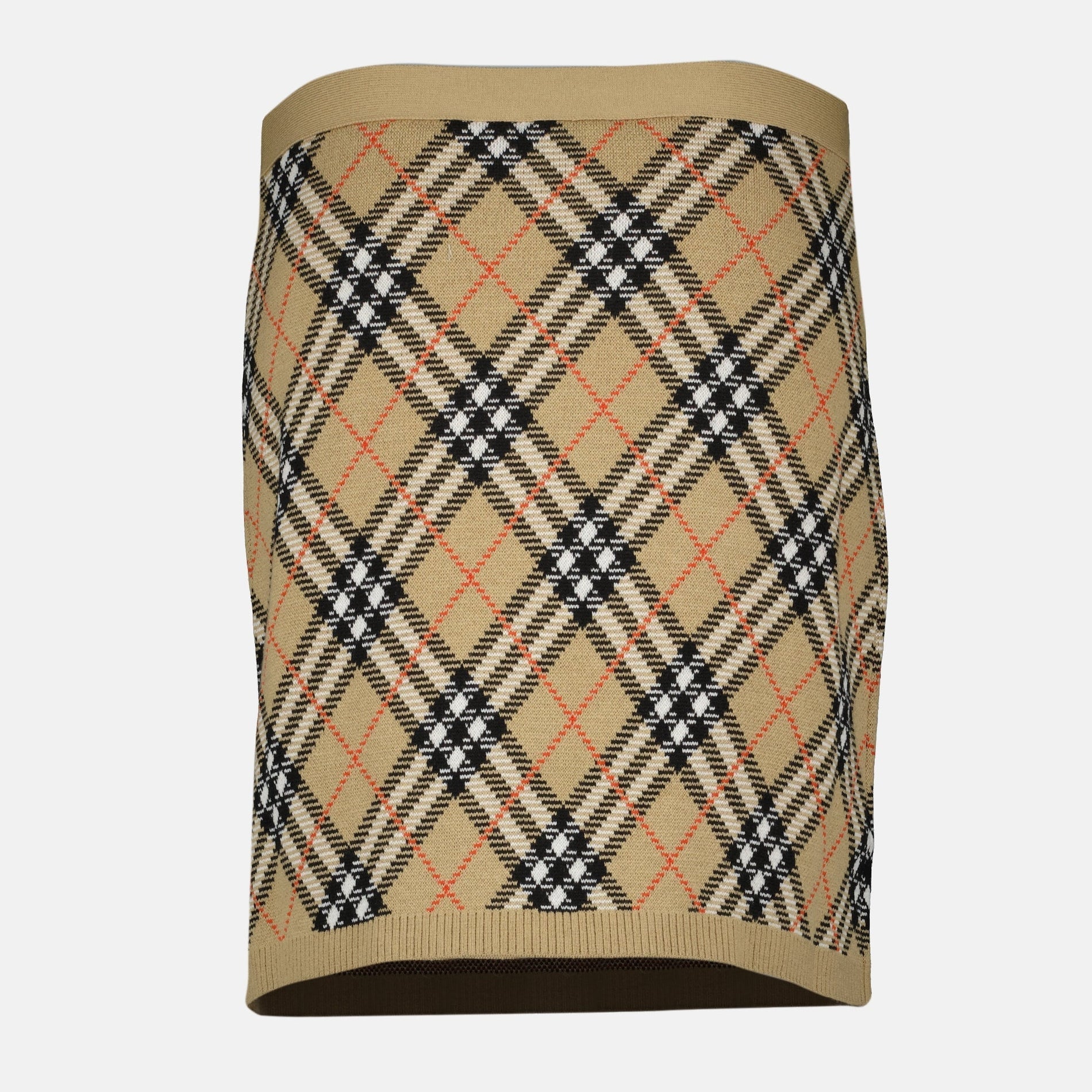 Burberry Check Plaid Skirt - image 2