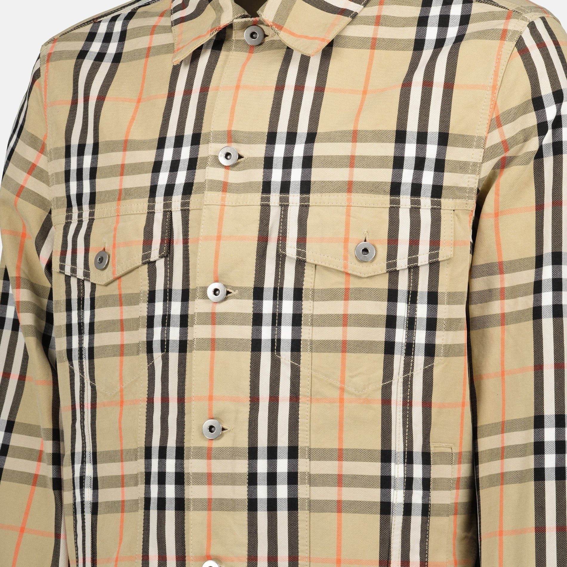 Burberry Plaid Denim Jacket - image 5