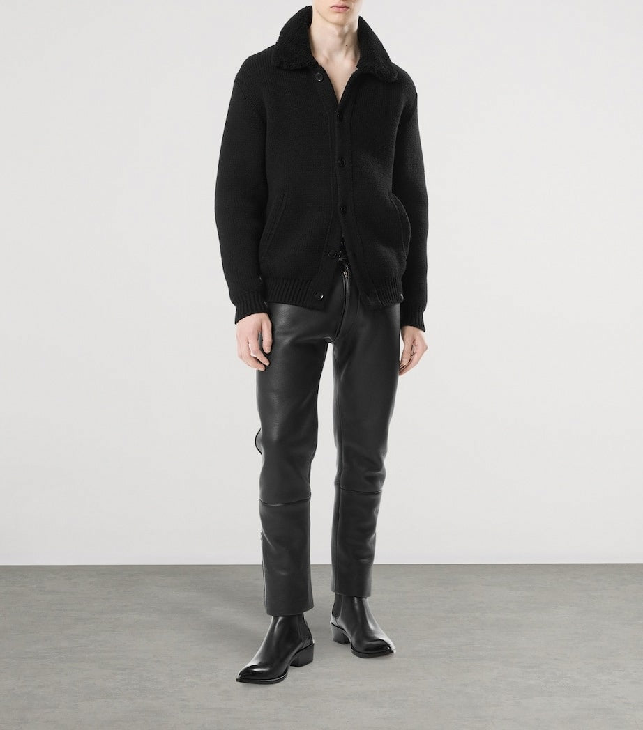 Tom Ford Cashmere Collared Jacket with Fleece Trim - image 3