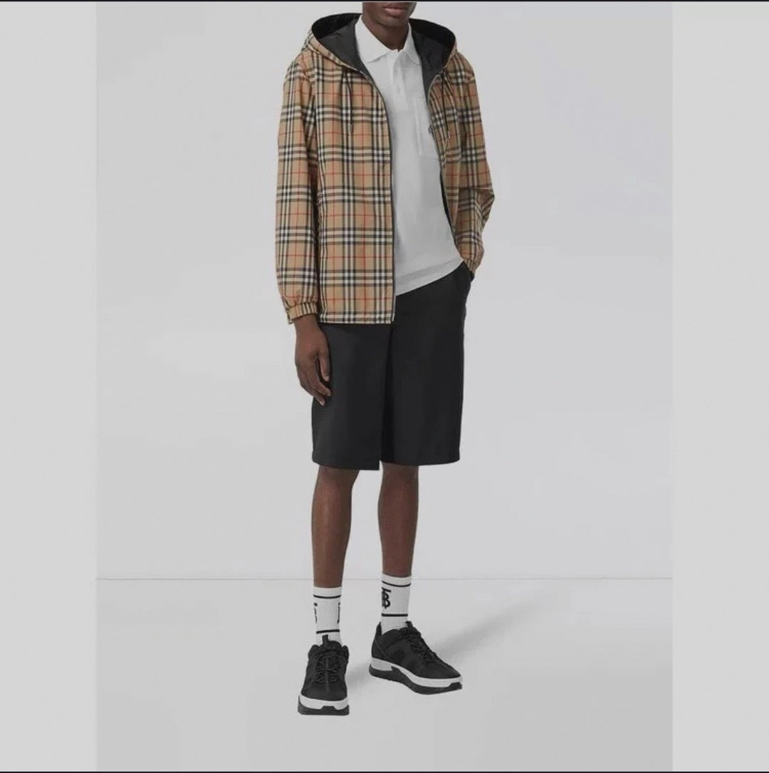 Burberry Reversible Vintage Check Hooded Windbreaker - image 5