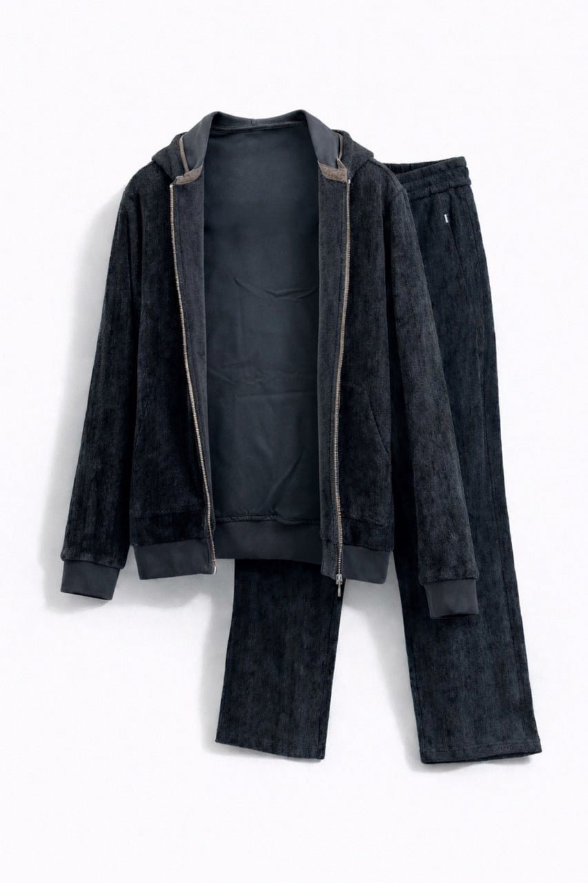 Loro Piana Midnight Heritage Zip Hoodie & Jogger Set - image 3