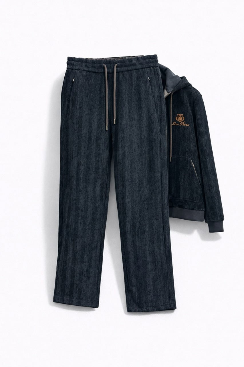 Loro Piana Midnight Heritage Zip Hoodie & Jogger Set - image 7