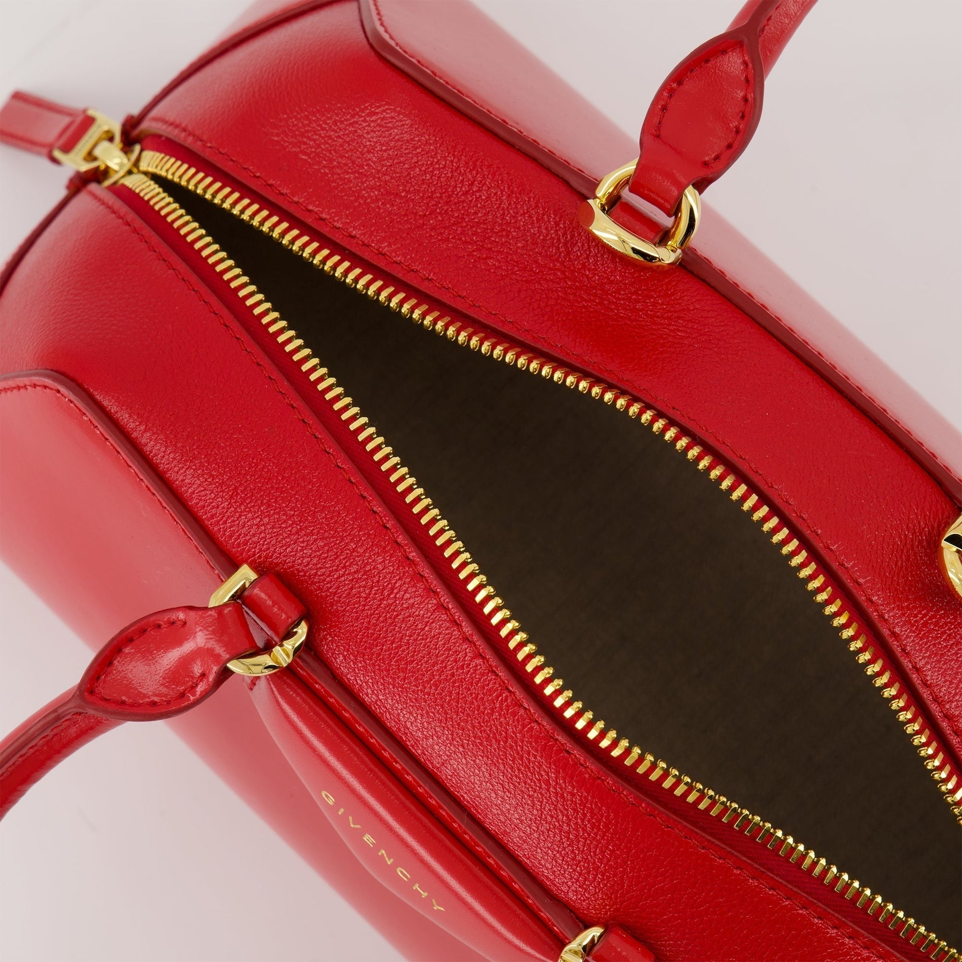 Givenchy Mini Antigona Top Handle Bag – Red - image 4