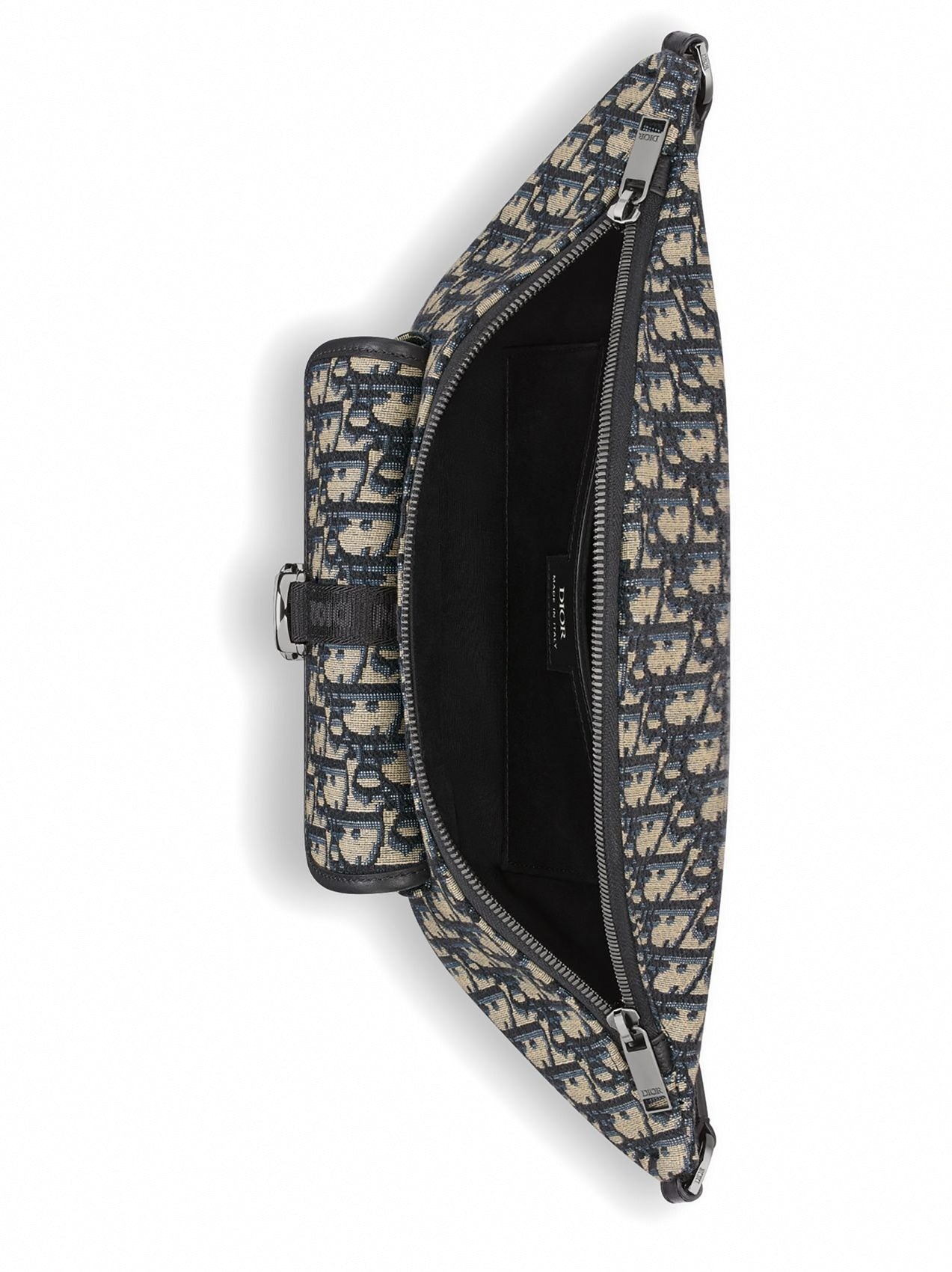Dior Oblique Jacquard Belt Bag Beige and Blue - image 6