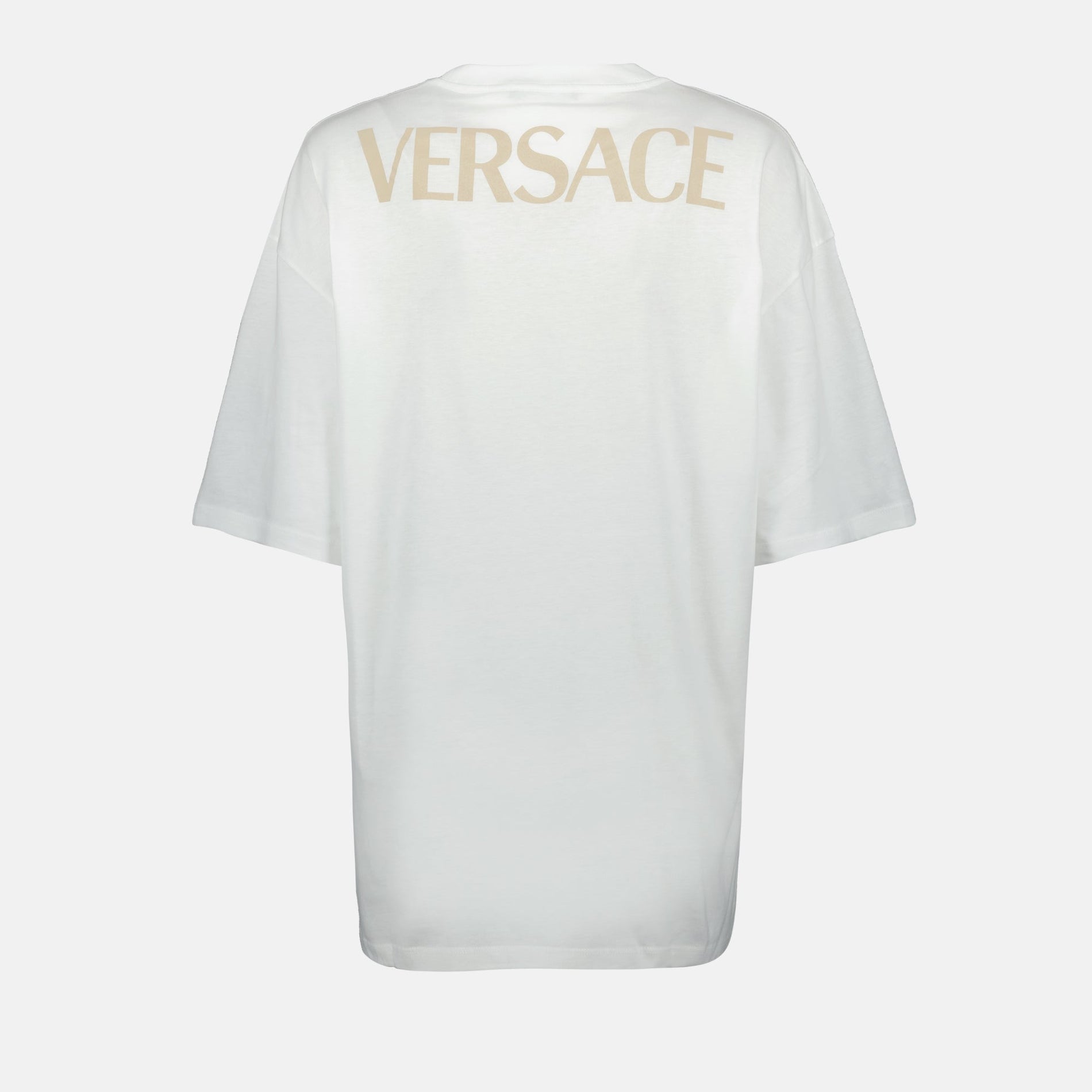 Versace Baroque Print Oversized T-Shirt – White & Gold - image 4
