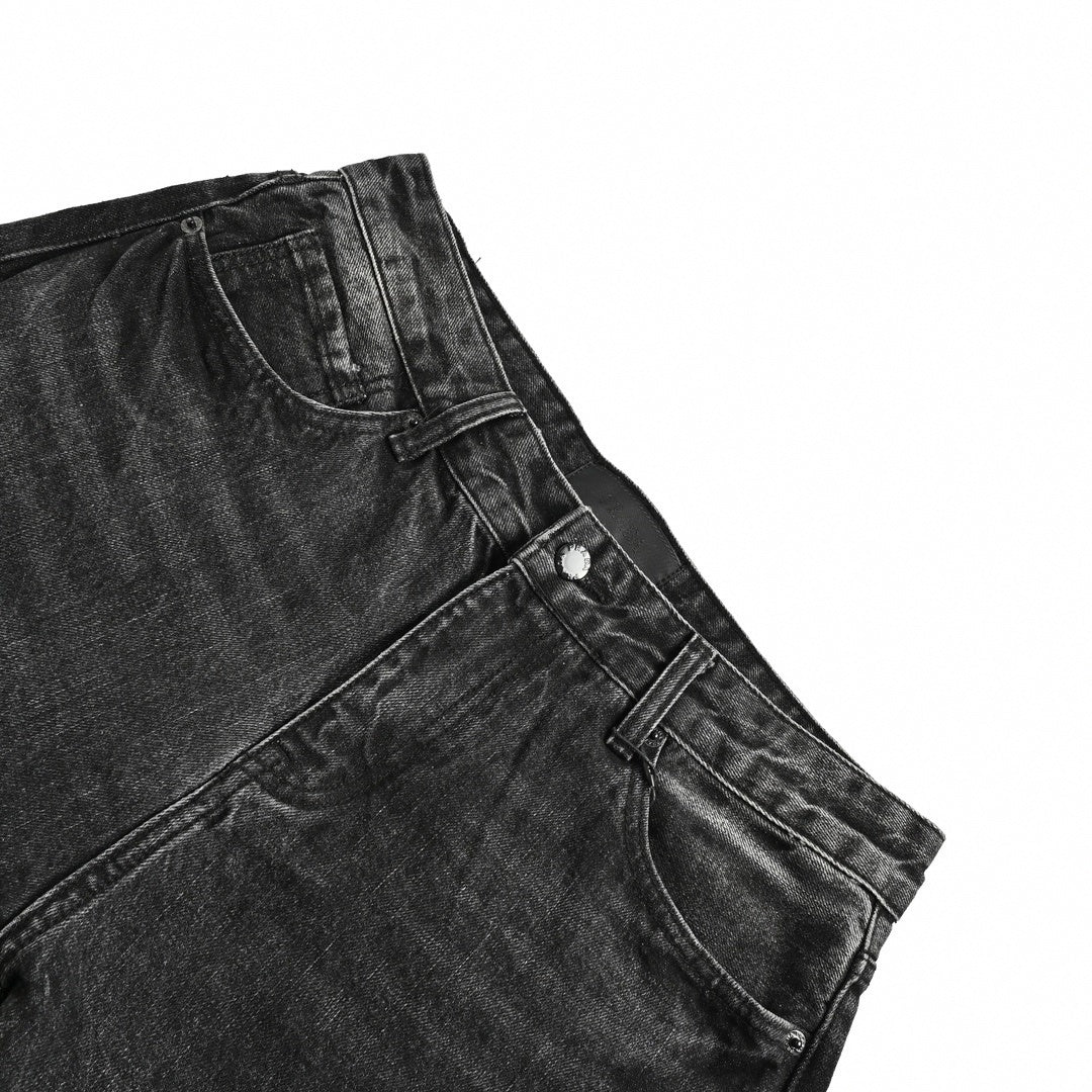 Prada Men's Faded Black Slim-Fit Denim Jeans - image 4