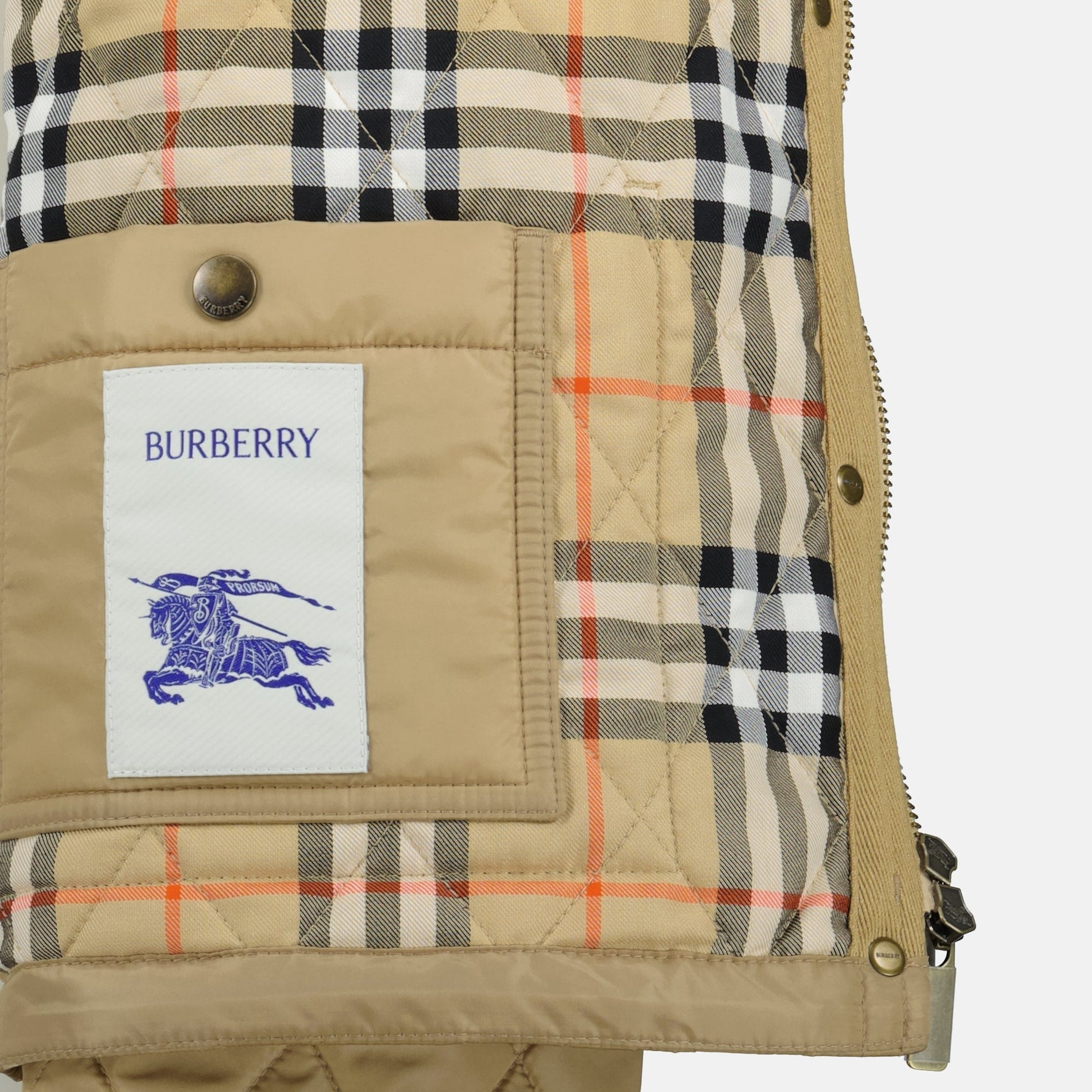 Burberry Cropped Quilted Jacket - image 4