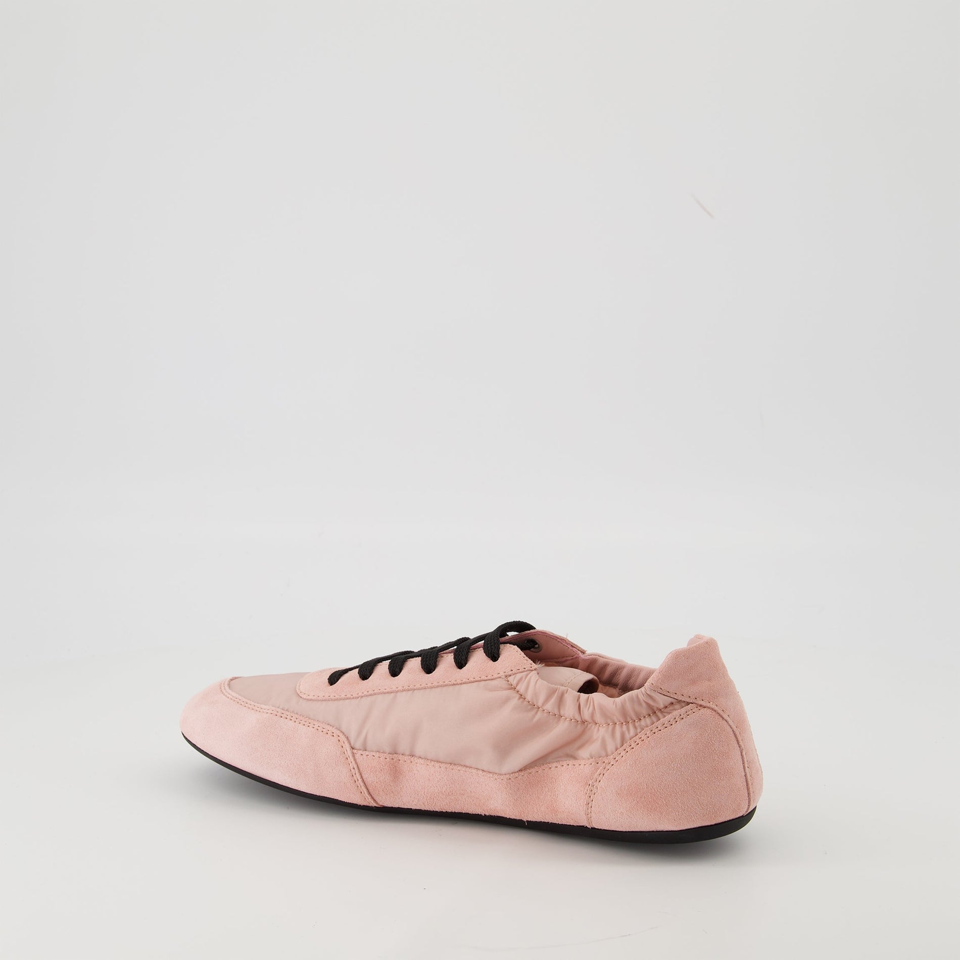 Prada Pink Suede & Nylon Sneakers - image 3