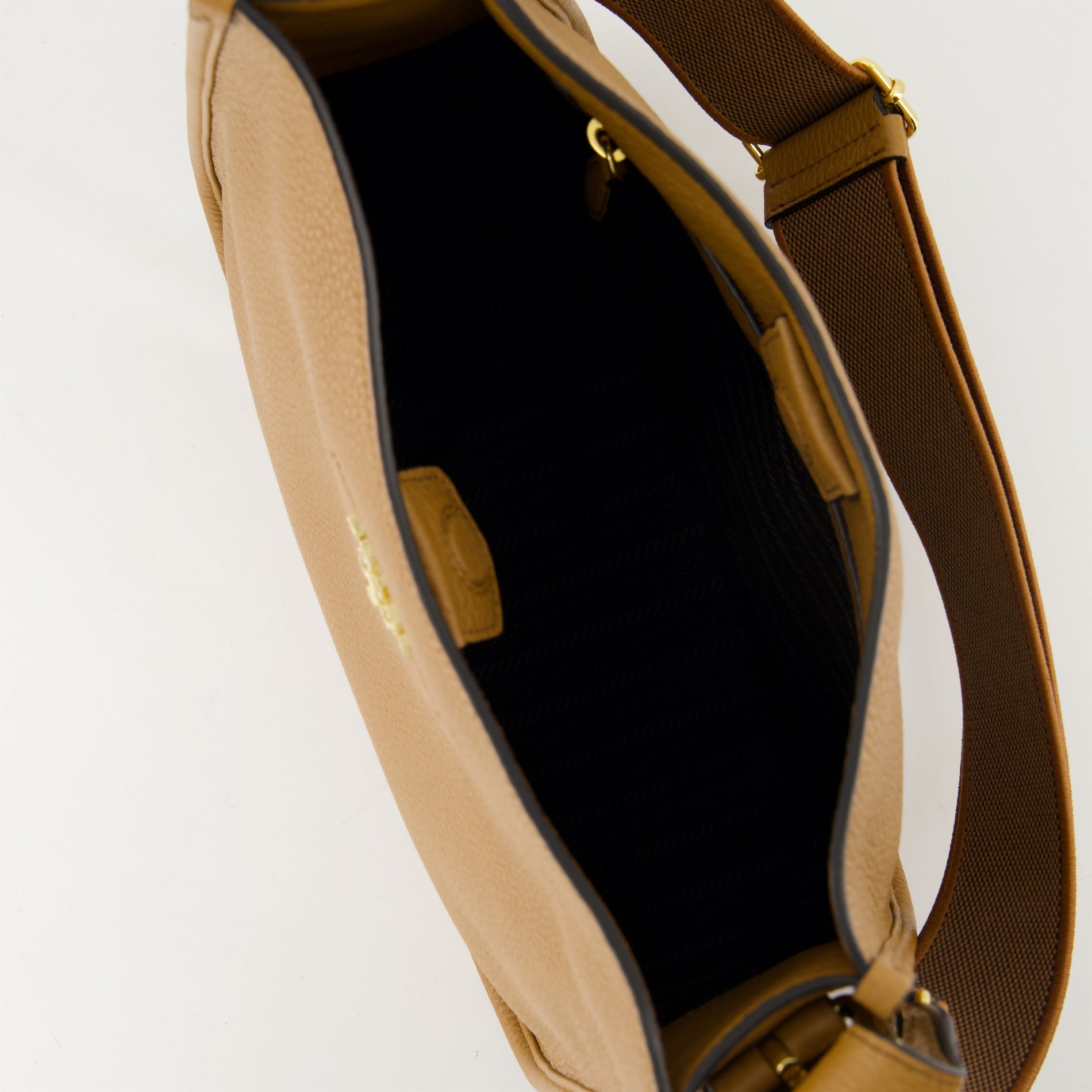 Prada Leather Shoulder Bag (Tan) - image 4