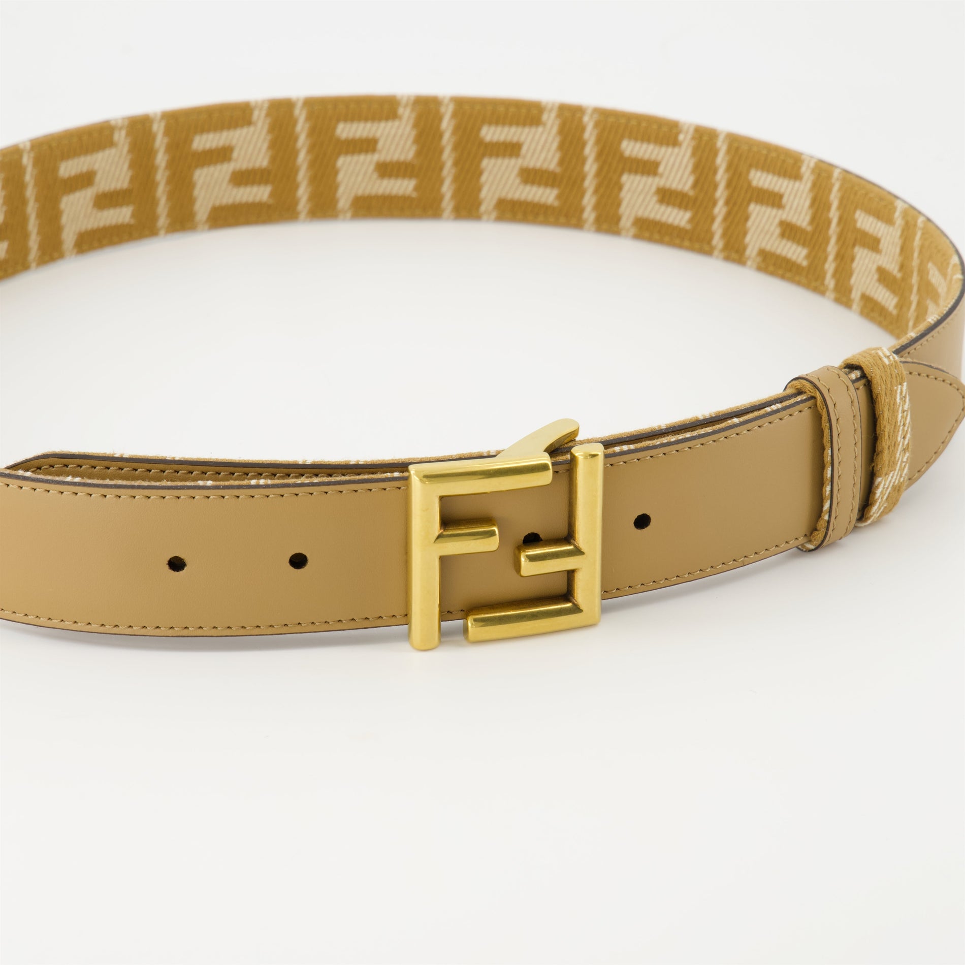 Fendi Reversible Leather Belt - image 5
