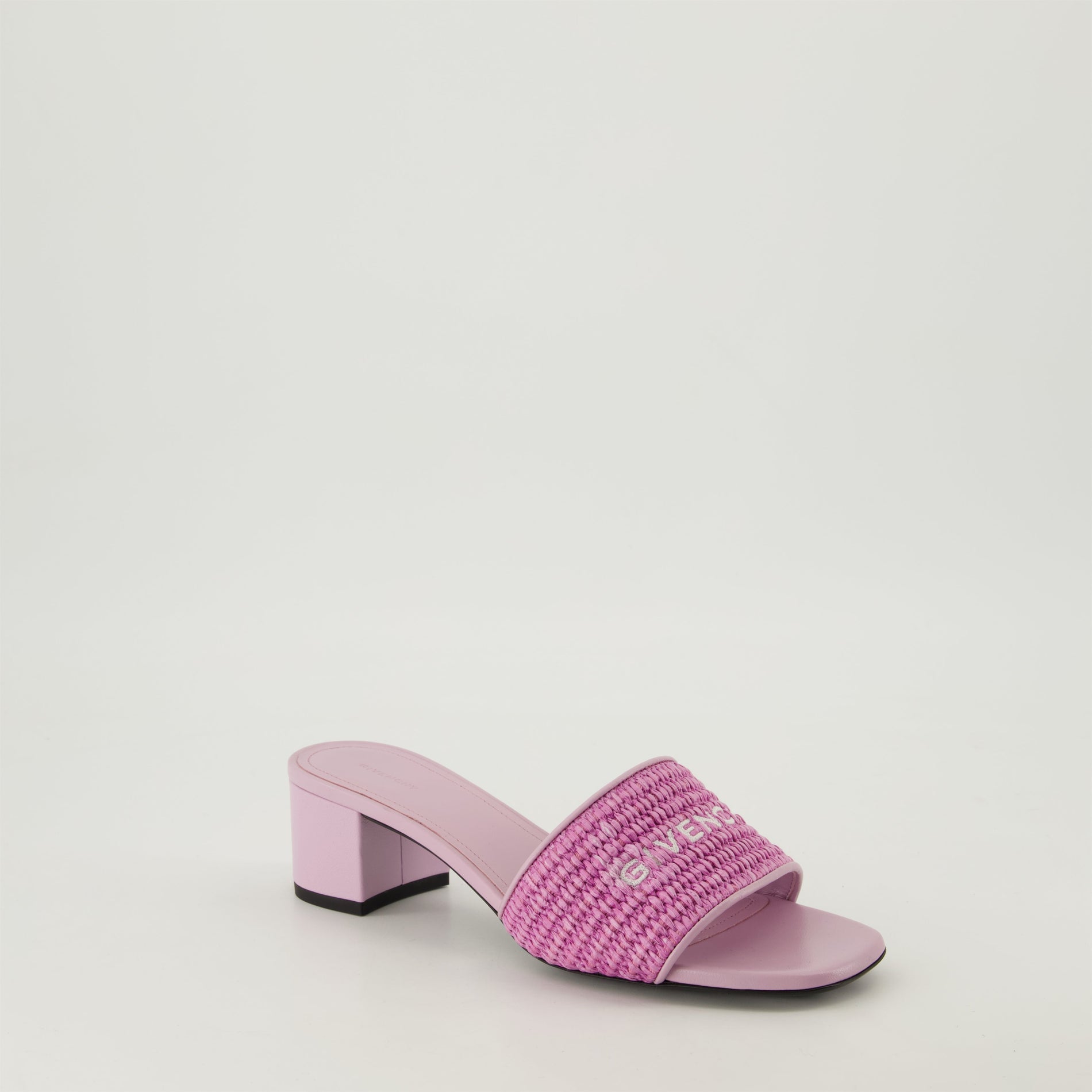 Givenchy Raffia Logo Mule Sandals - image 2