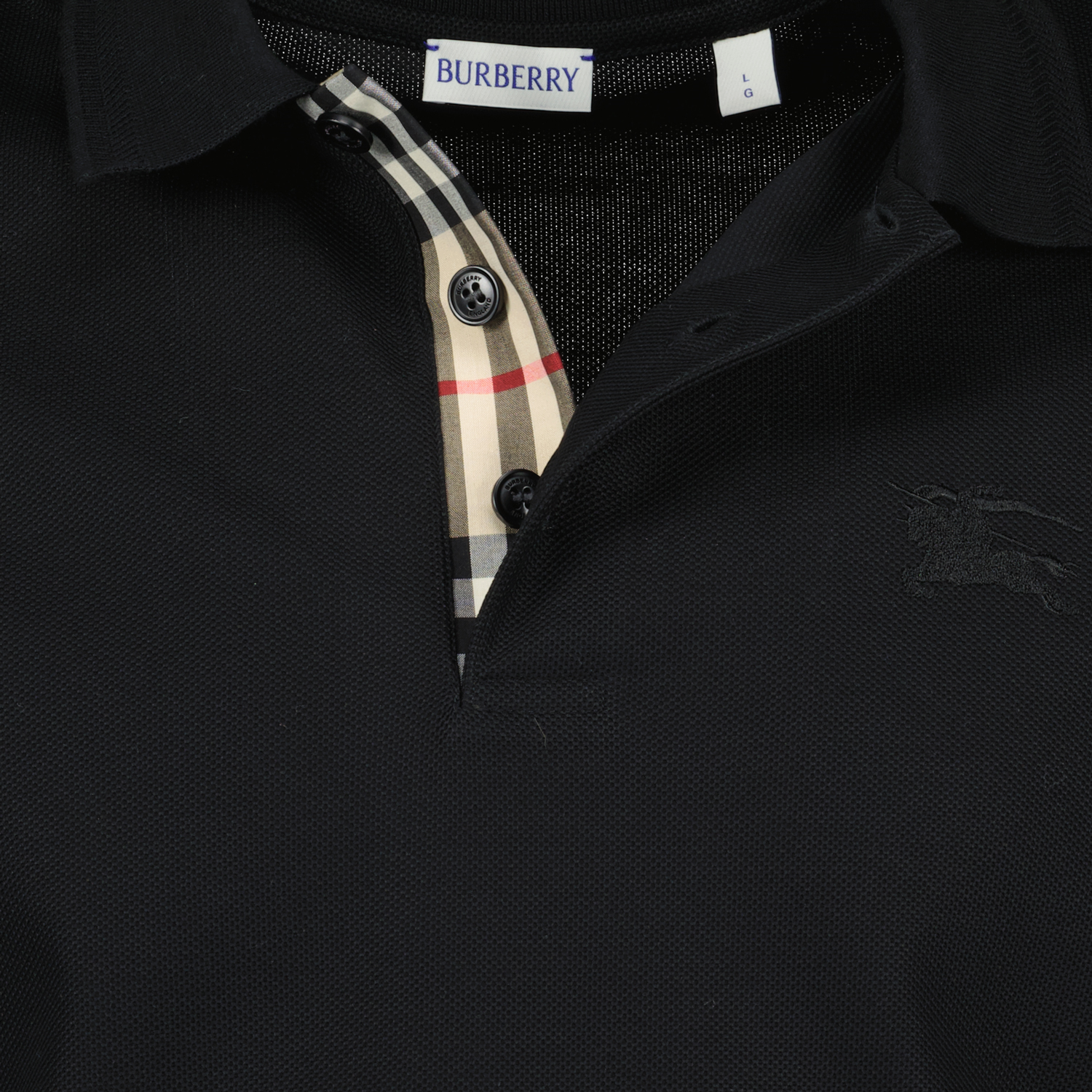 Burberry Classic Black Polo Shirt - image 8